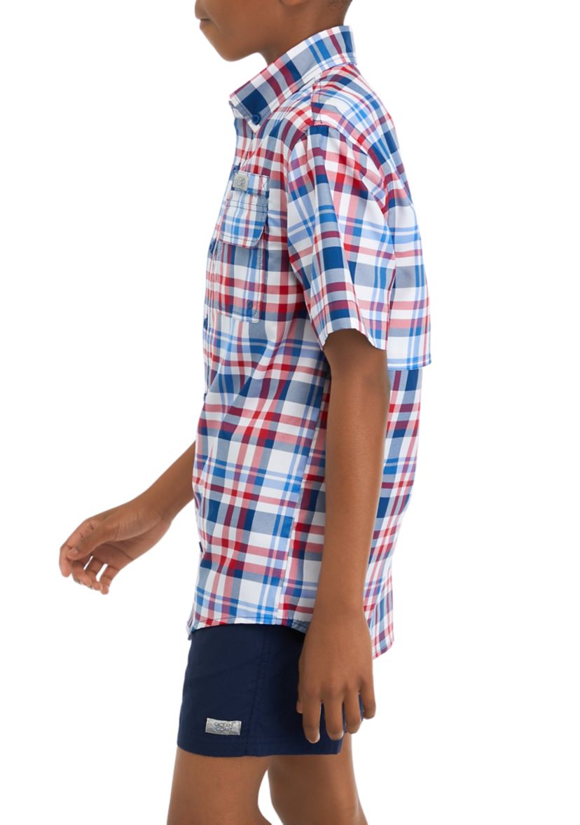 Boys 8-20 Printed Fishing Shirt