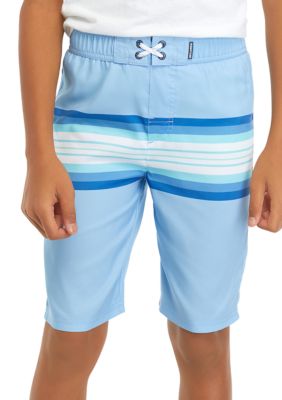 Ocean + Coast Boys 8-20 Printed Swim Trunks, Blue, XL 20
