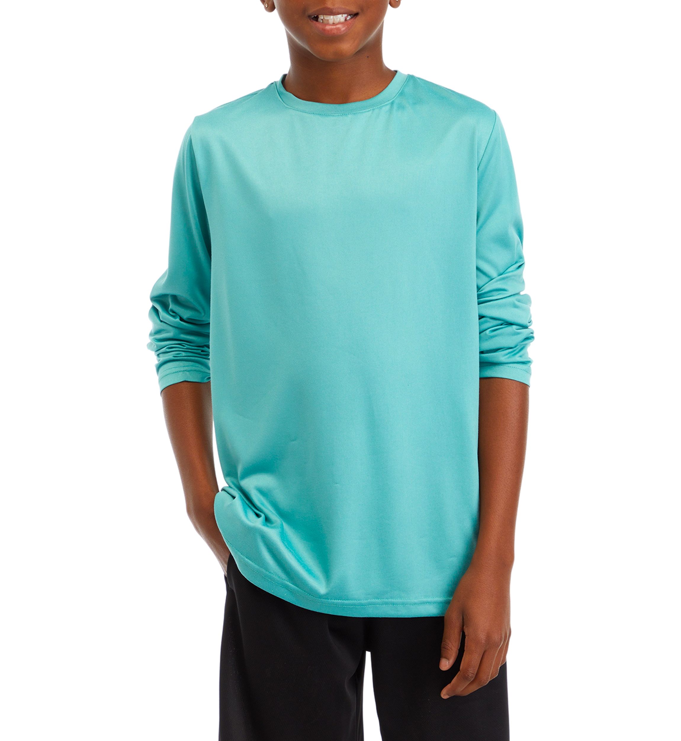 Boys 8-20 Long Sleeve Crew Neck T-Shirt