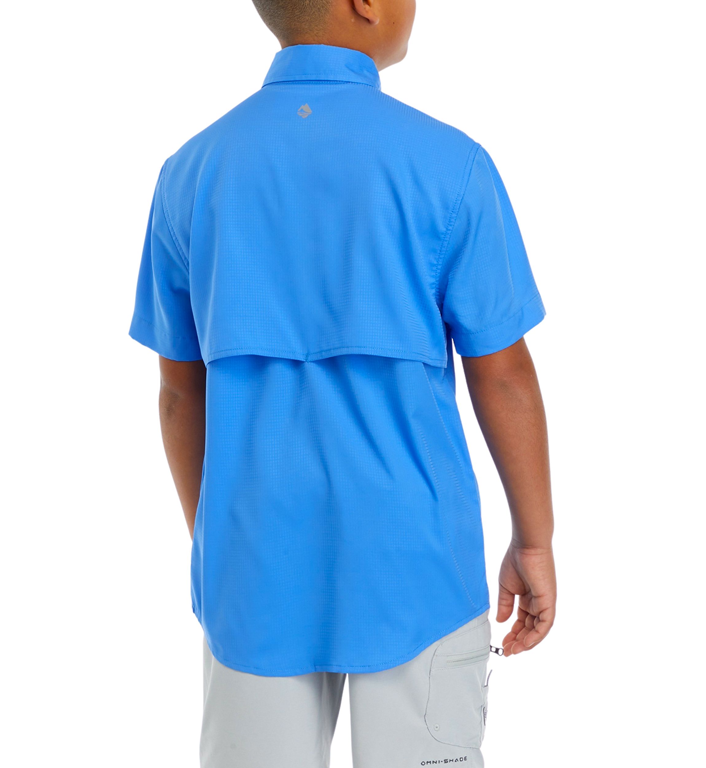 Boys 8-20 Short Sleeve Fishing Shirt