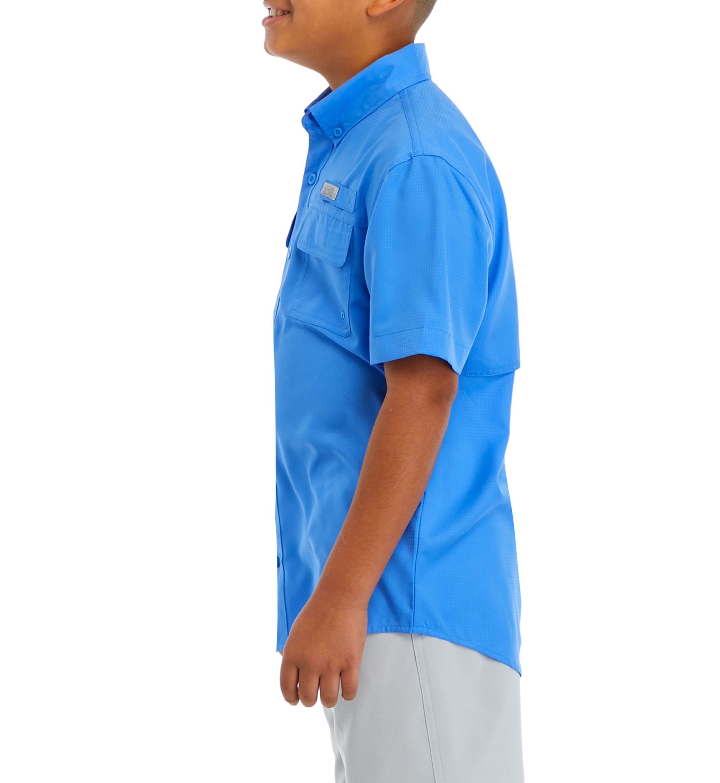 Boys 8-20 Short Sleeve Fishing Shirt