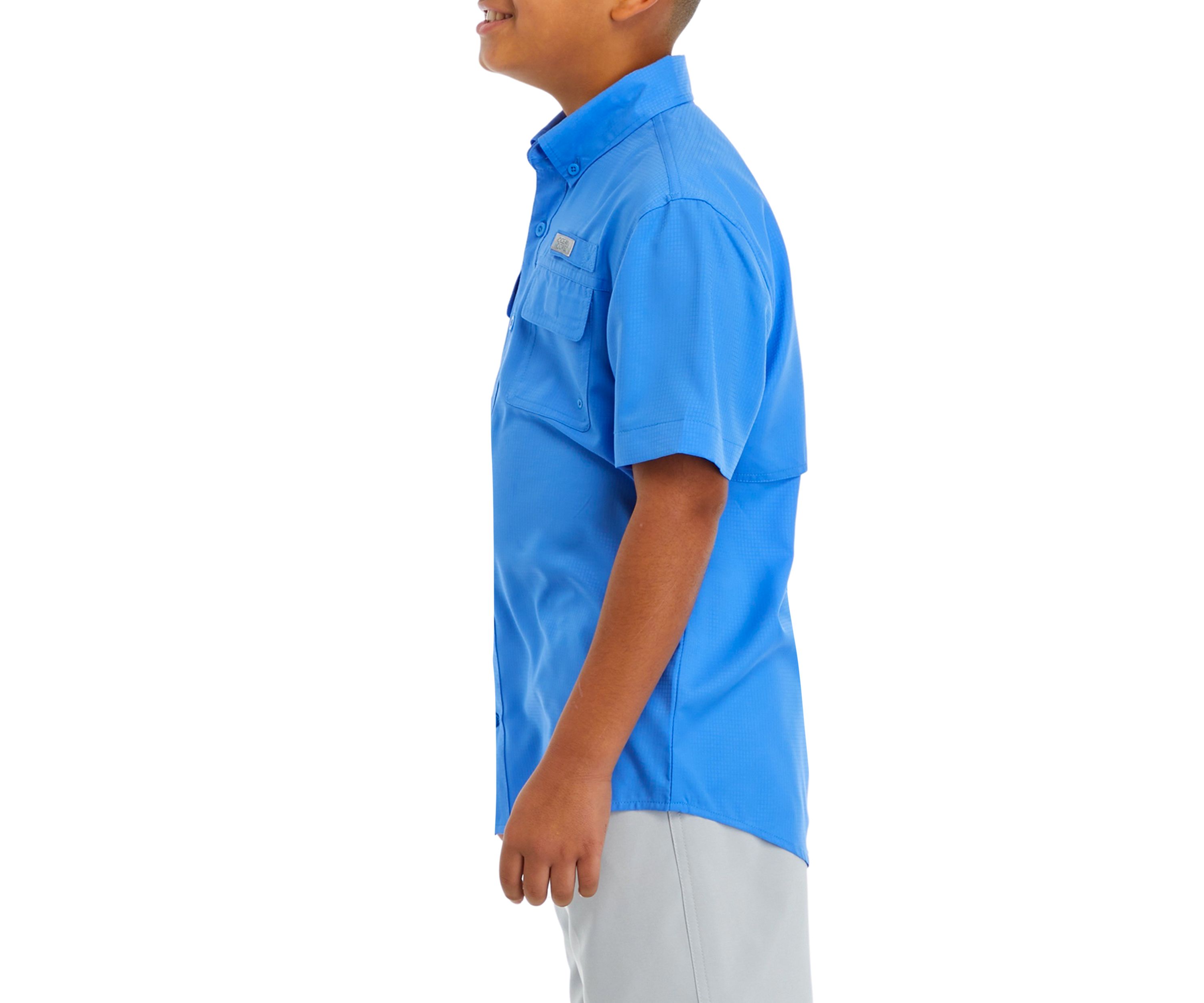 Boys 8-20 Short Sleeve Fishing Shirt
