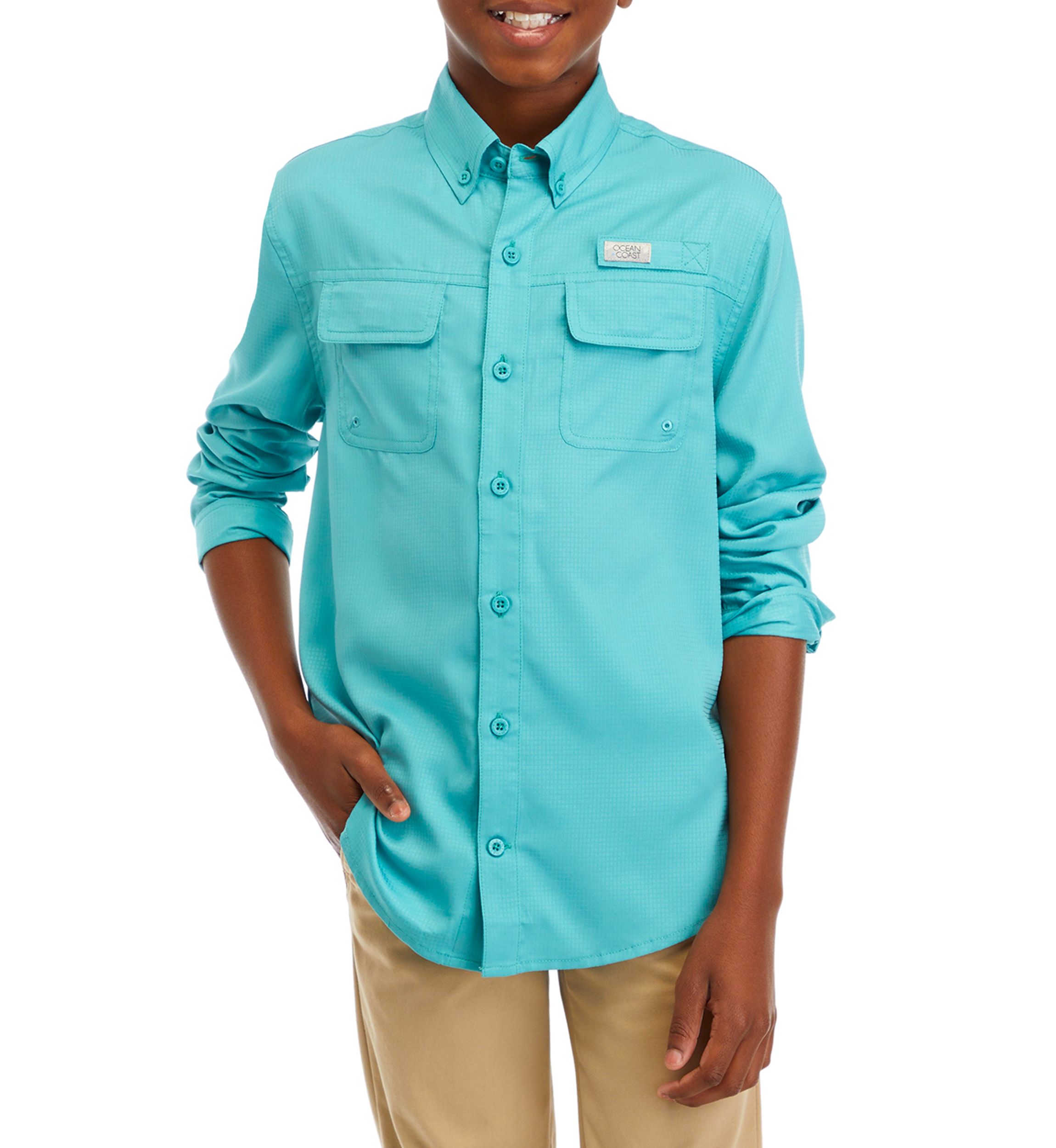 Long Sleeve Solid Fishing Shirt 
