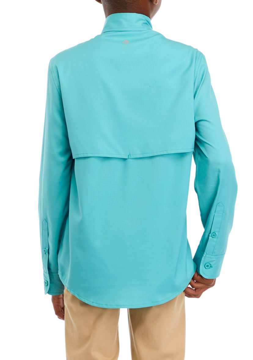 Long Sleeve Solid Fishing Shirt 