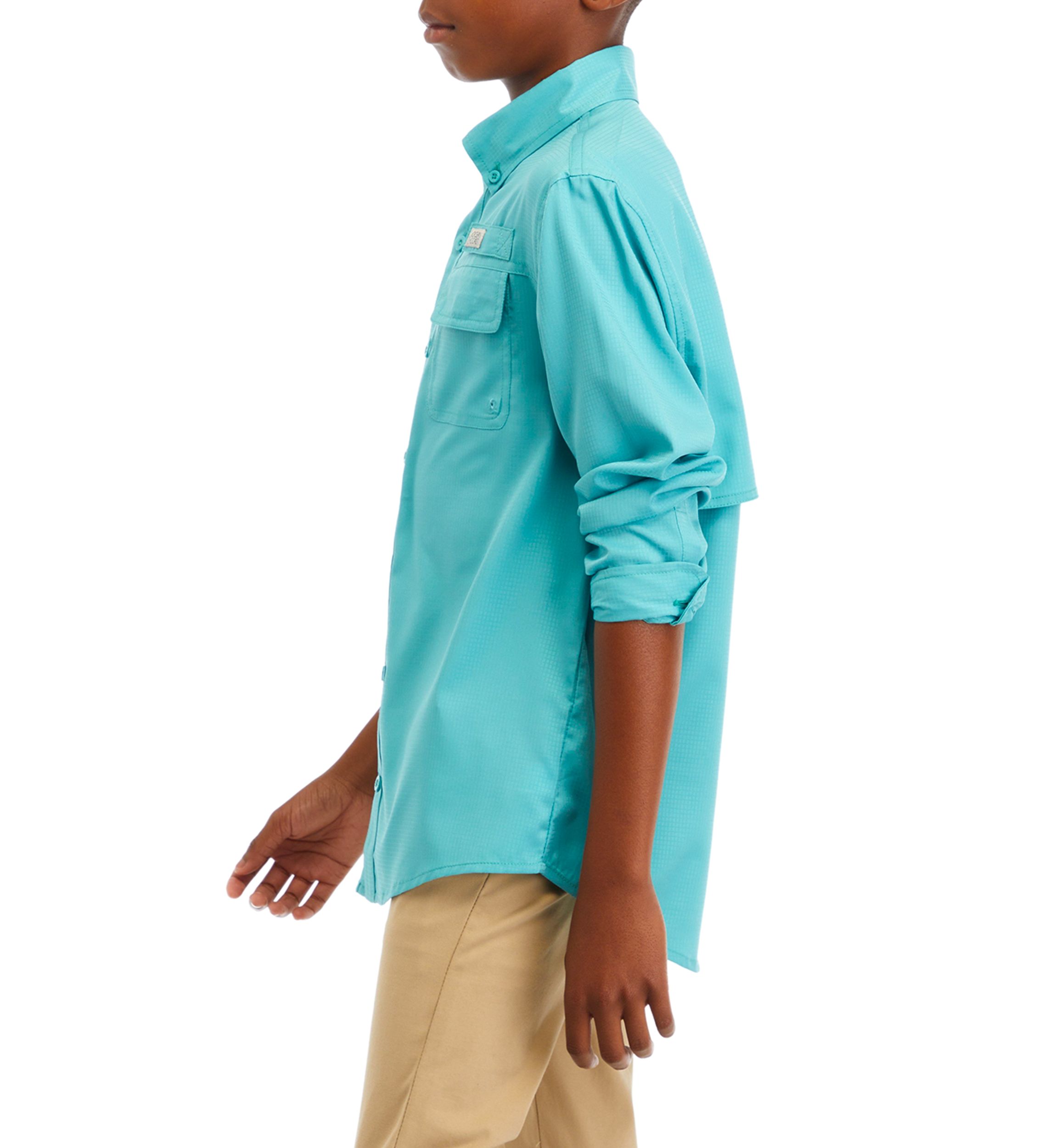 Long Sleeve Solid Fishing Shirt 