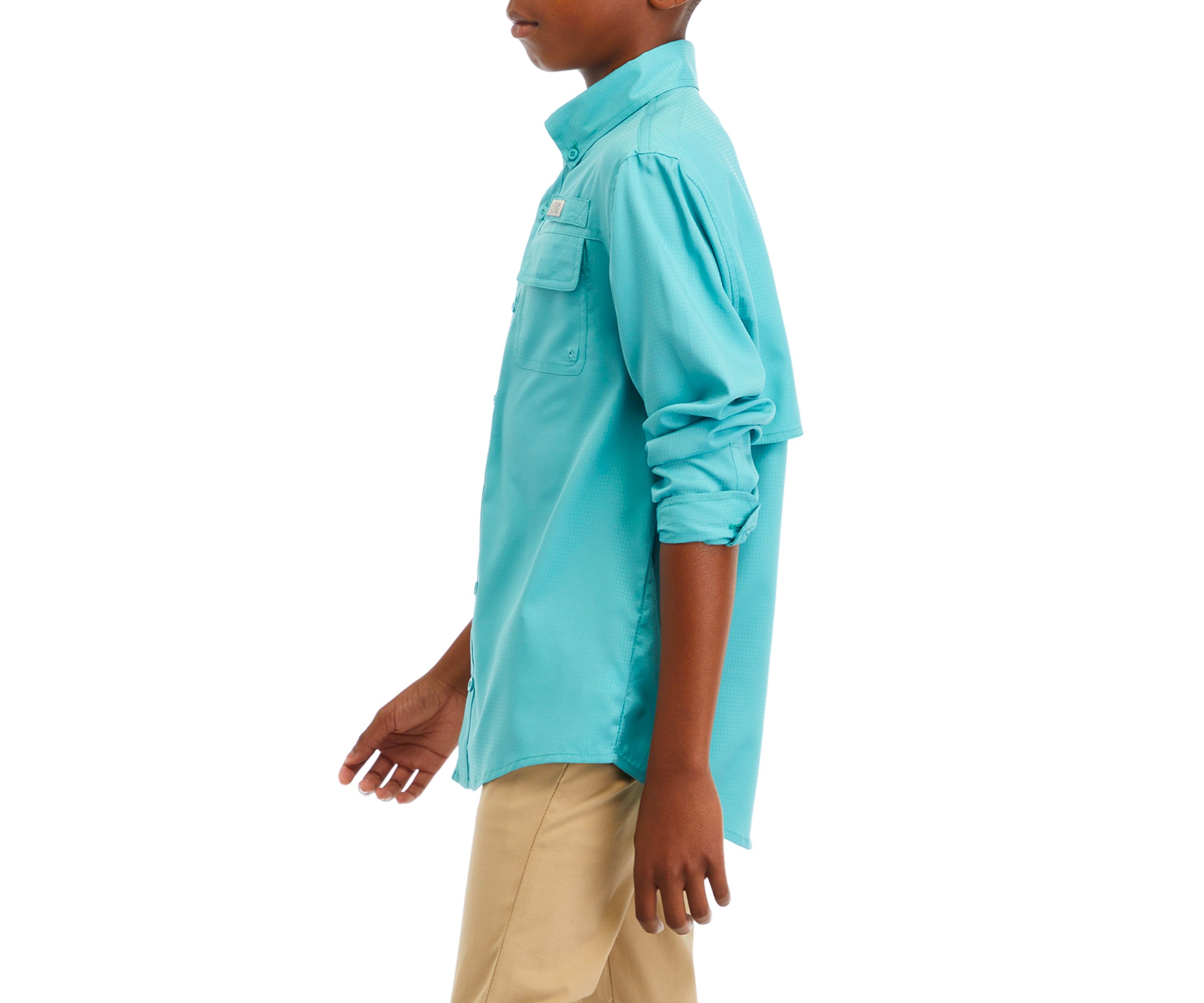 Long Sleeve Solid Fishing Shirt 