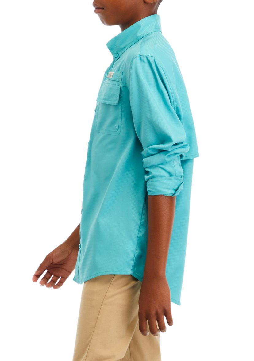 Long Sleeve Solid Fishing Shirt 