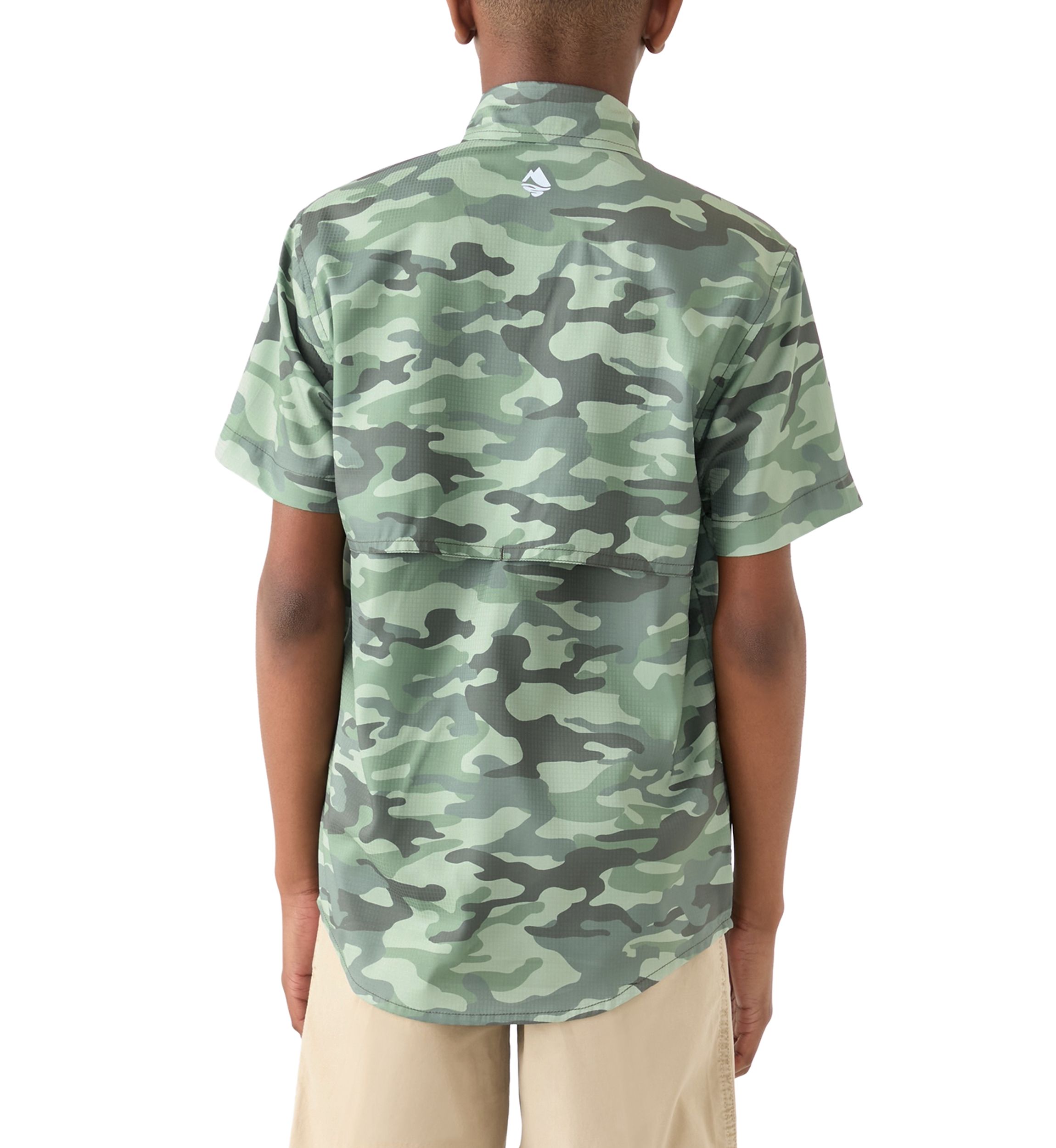 Boys 8-20 Printed Fishing Shirt