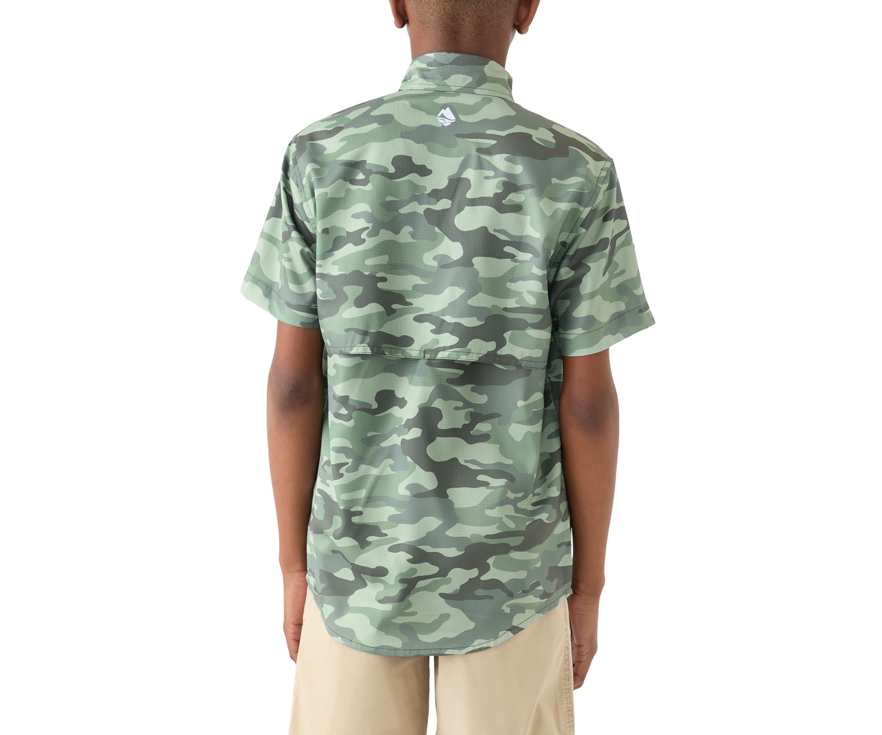 Boys 8-20 Printed Fishing Shirt