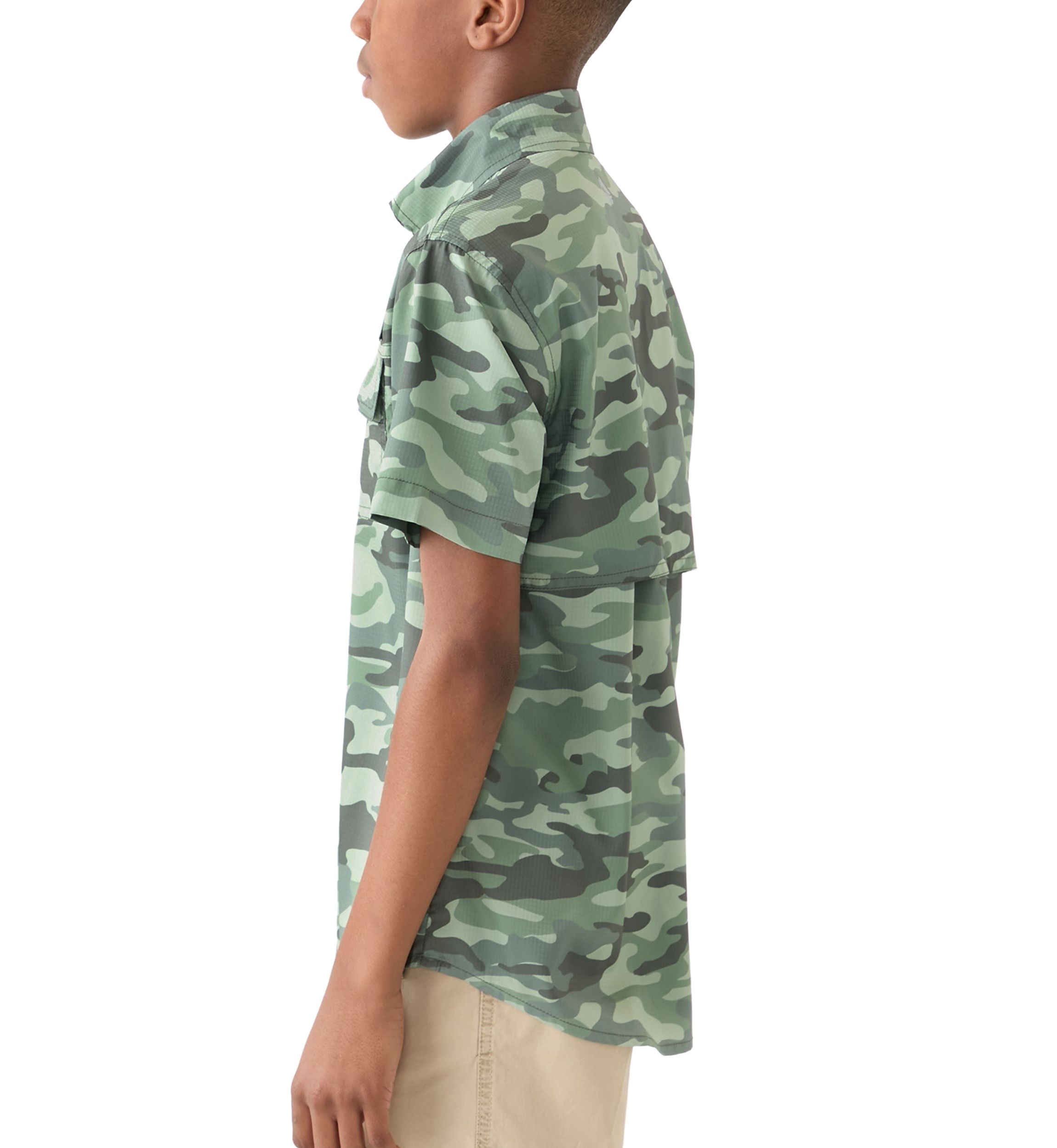 Boys 8-20 Printed Fishing Shirt