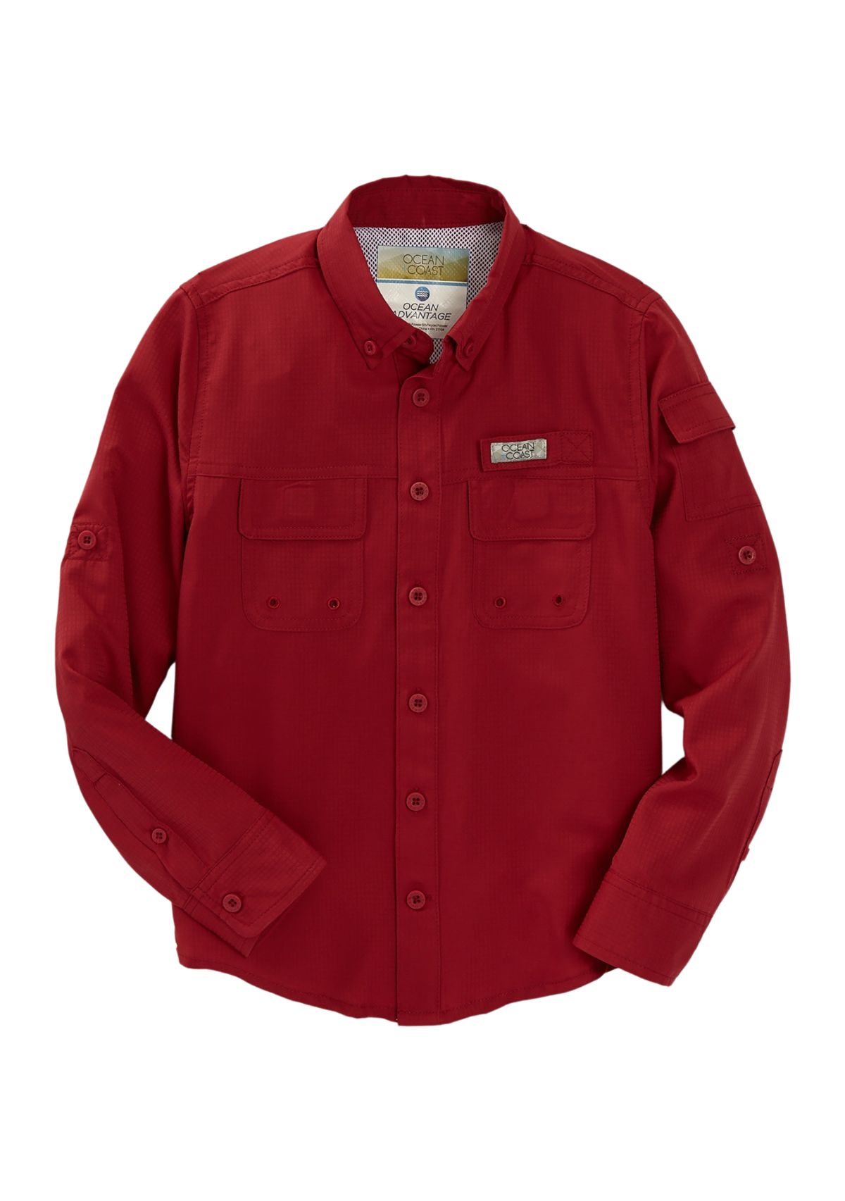 Boys 4-7 Long Sleeve Fishing Shirt 