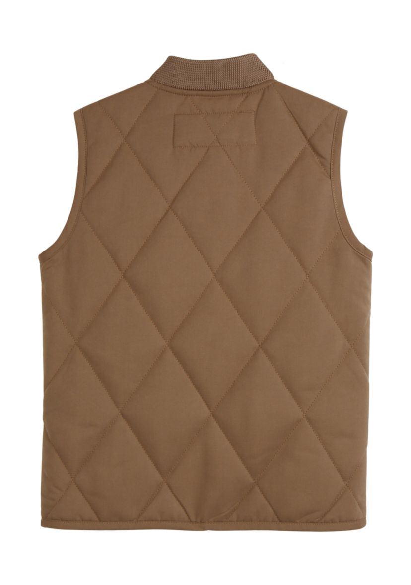 Boys 4-7 Flannel Lined Quilted Vest