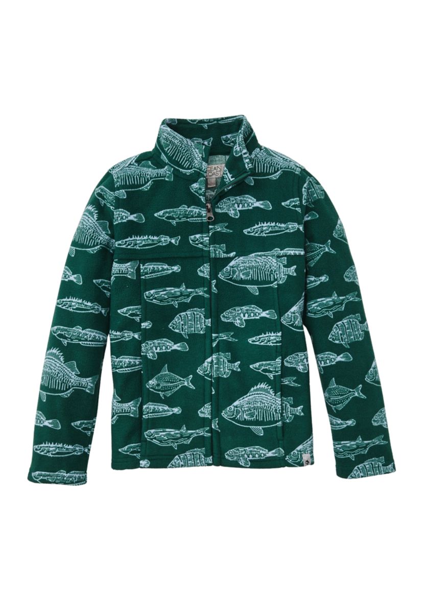 Boys 4-7 Printed Microfleece Jacket 