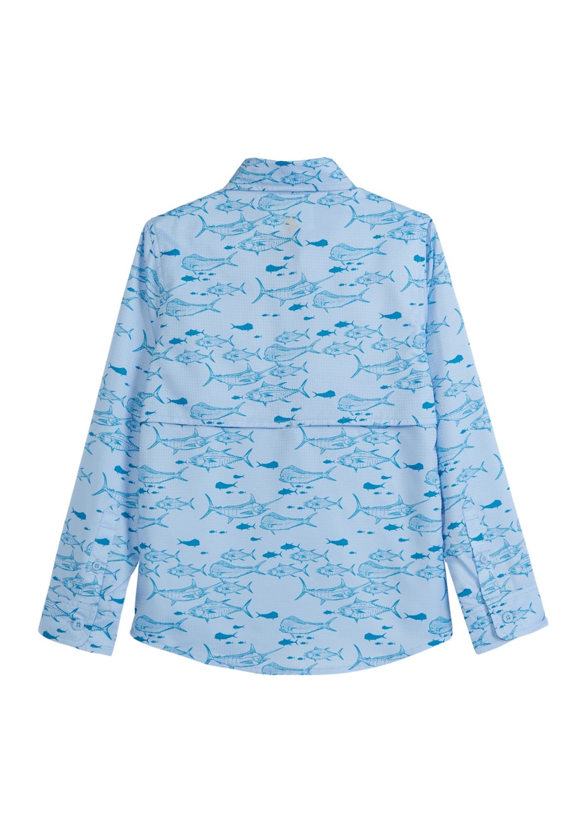 Boys 4-7 Long Sleeve Printed Fishing Shirt