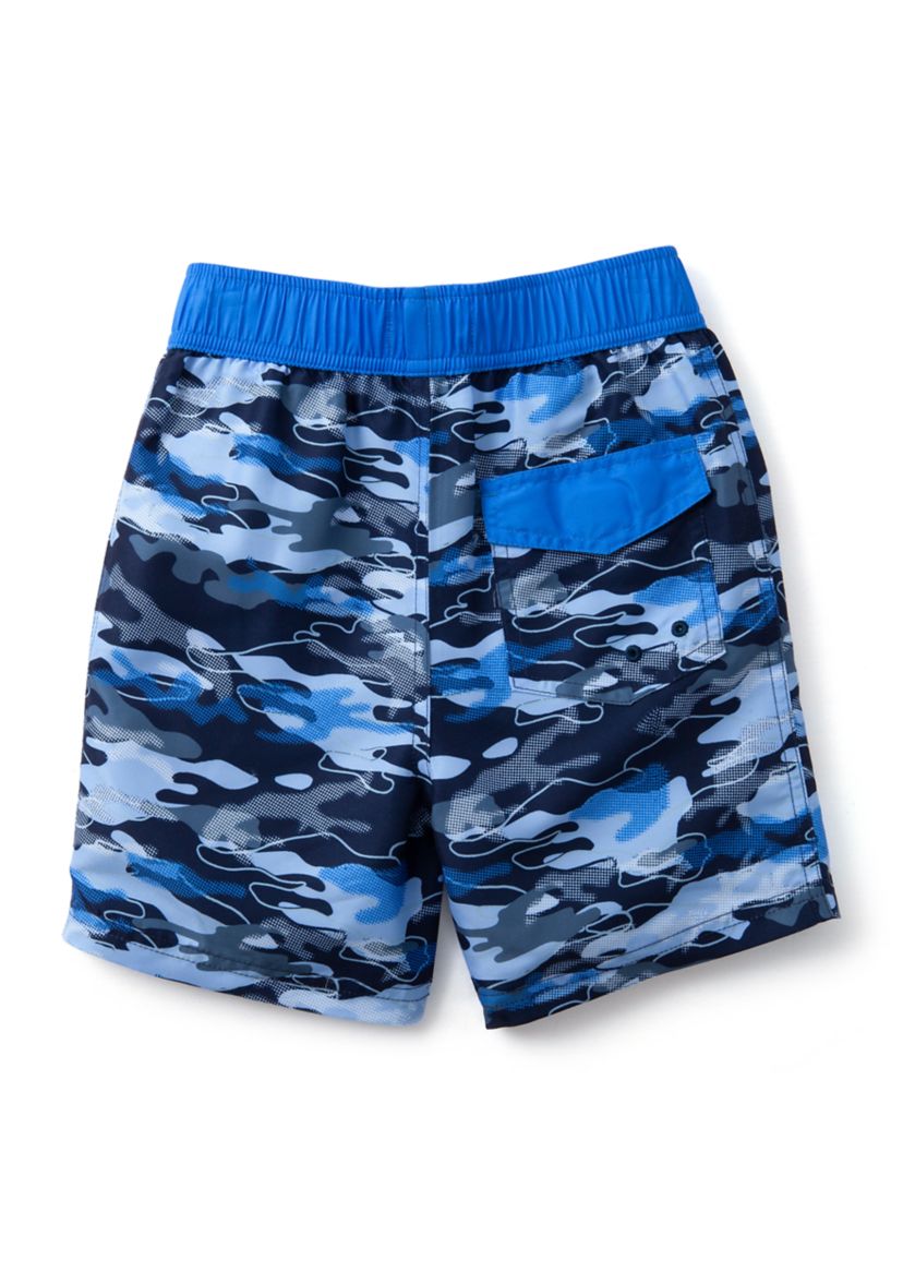 Boys 4-7 Printed Swim Trunks