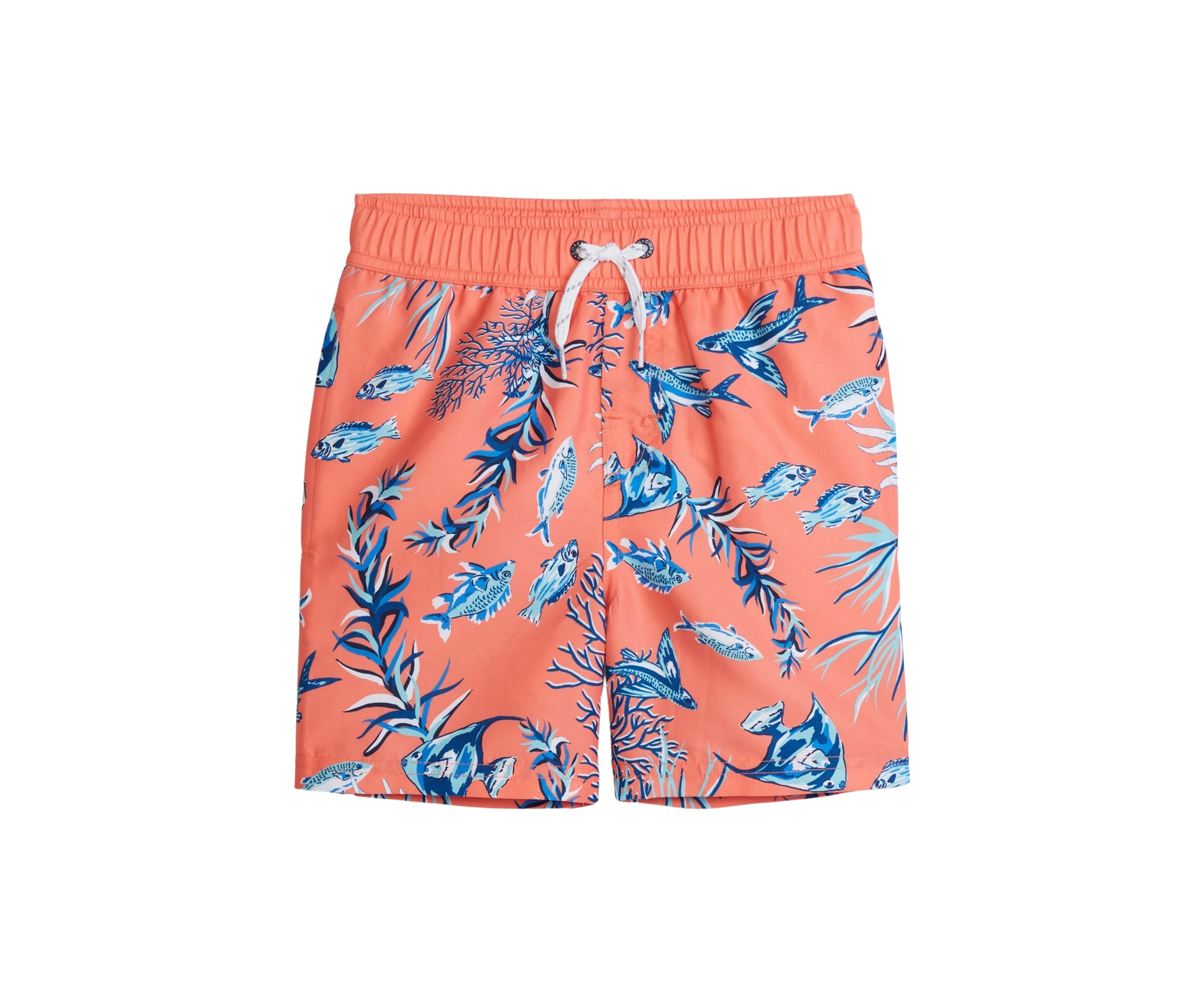 Boys 4-7 Printed Swim Trunks