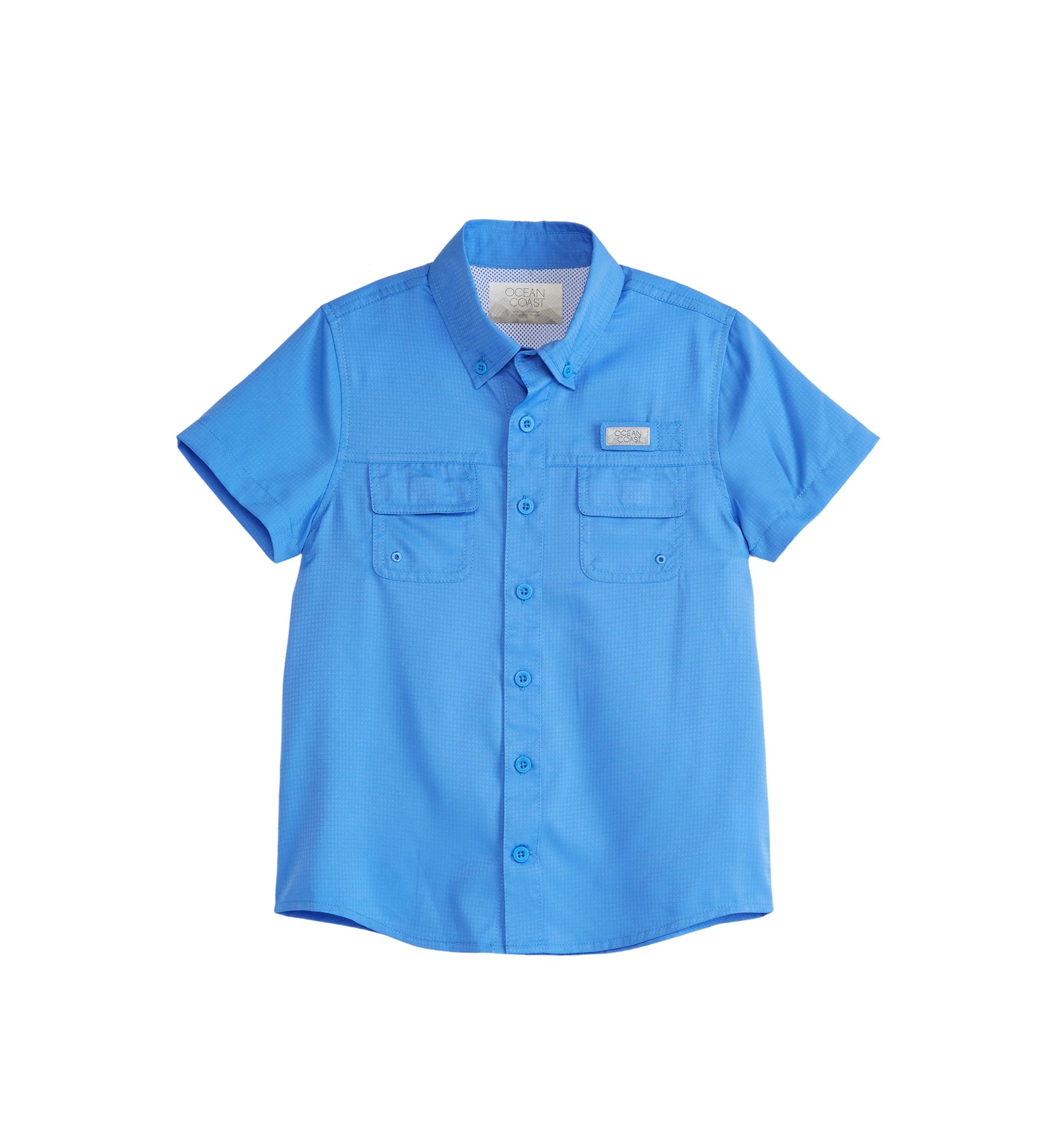 Boys 4-7 Short Sleeve Fishing Shirt 