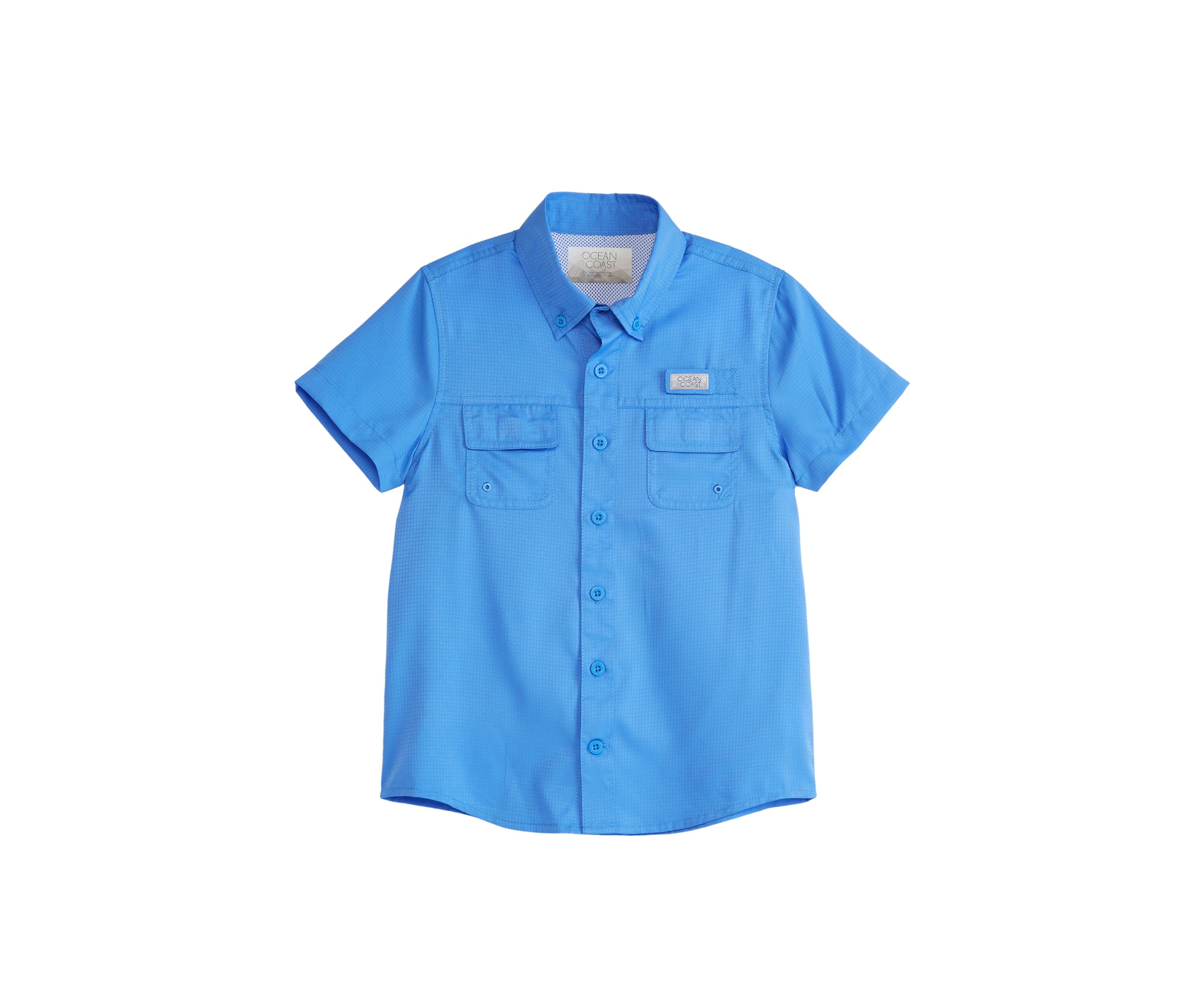 Boys 4-7 Short Sleeve Fishing Shirt 