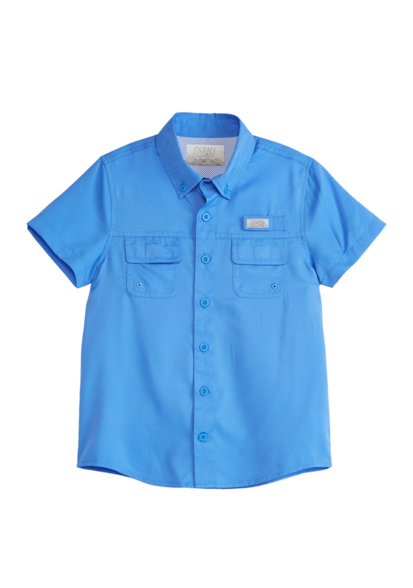 Boys 4-7 Short Sleeve Fishing Shirt 