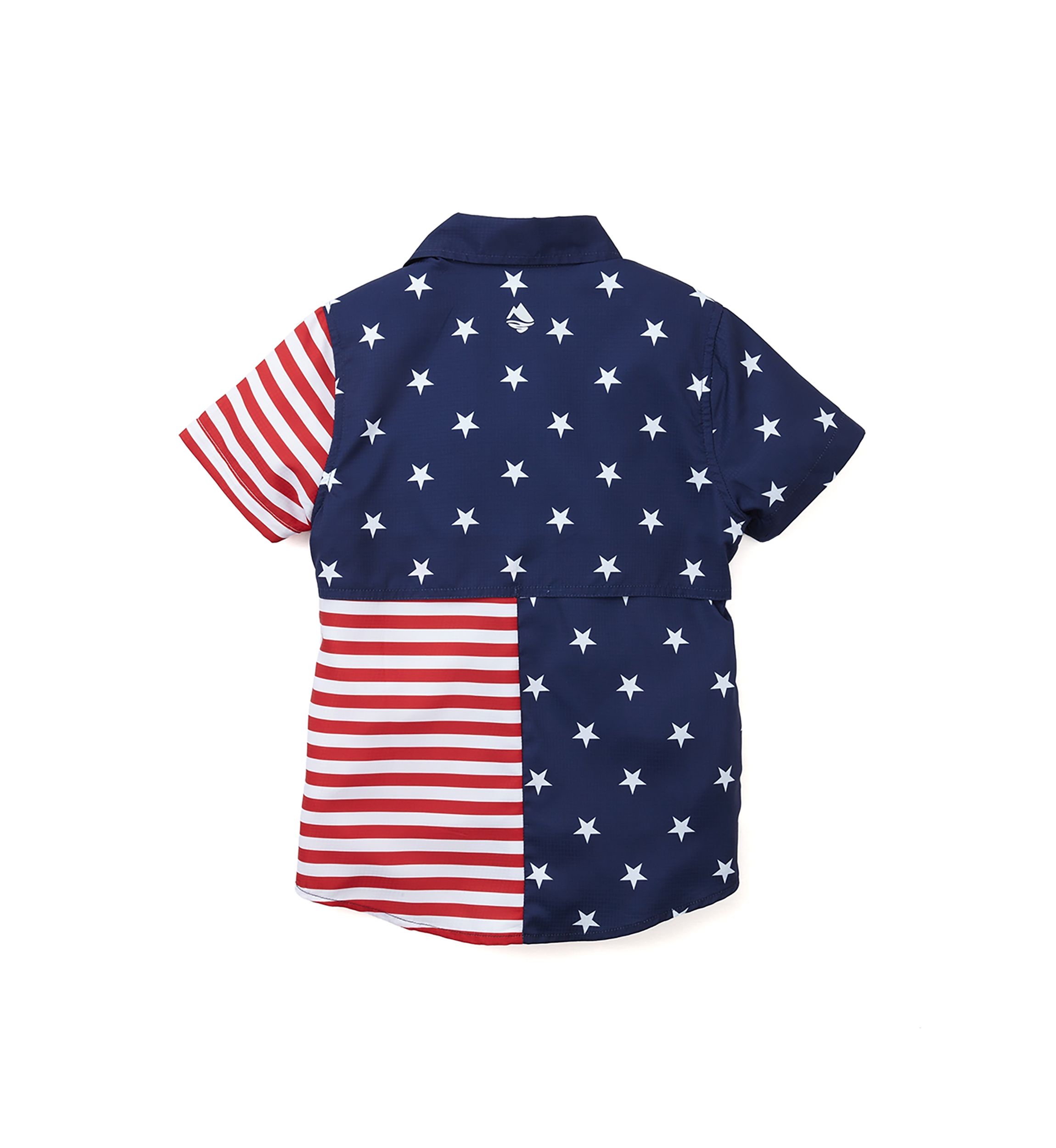 Boys 4-7 Short Sleeve USA Fishing Shirt