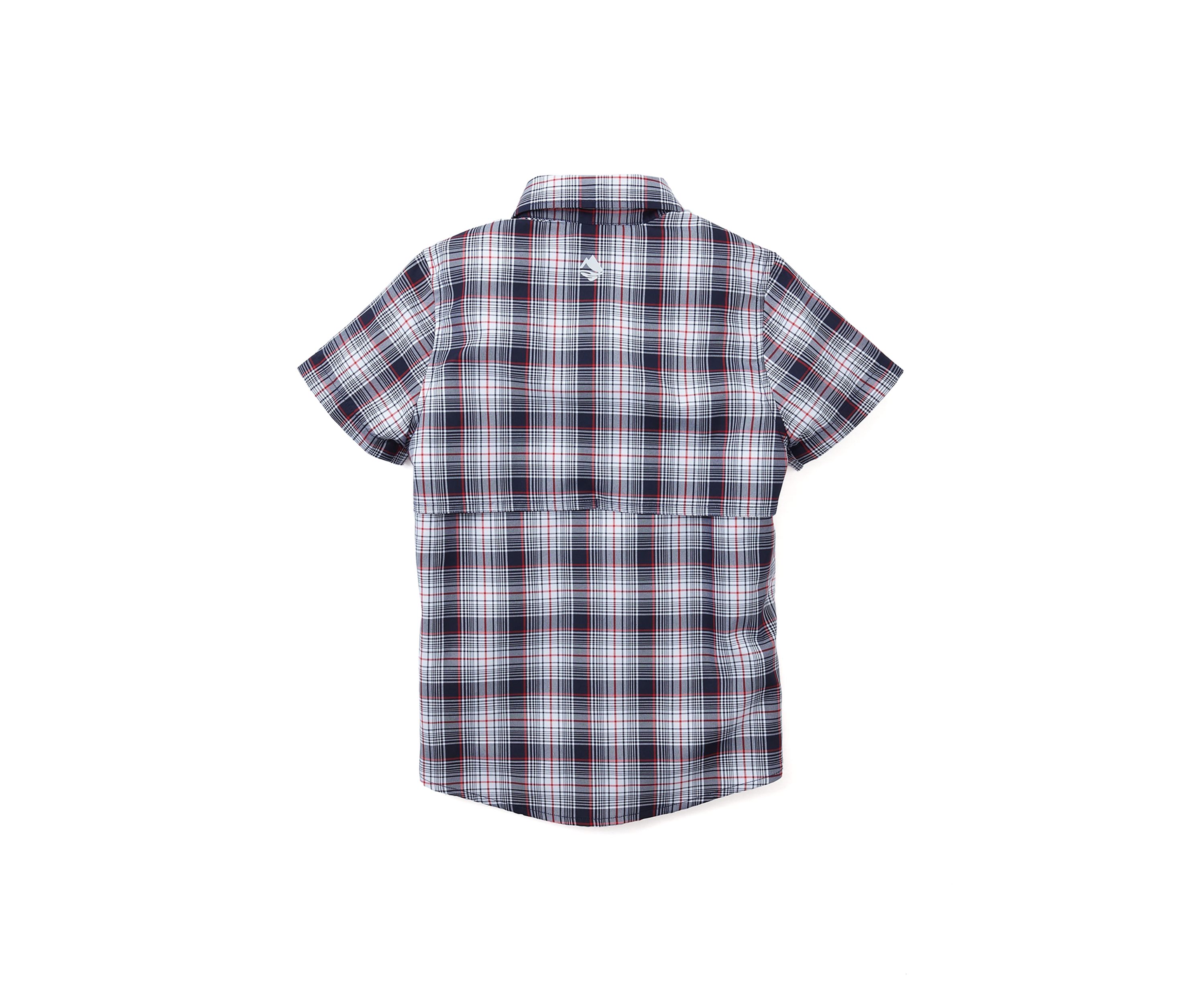 Boys 4-7 Short Sleeve Yarn Dyed Fishing Shirt