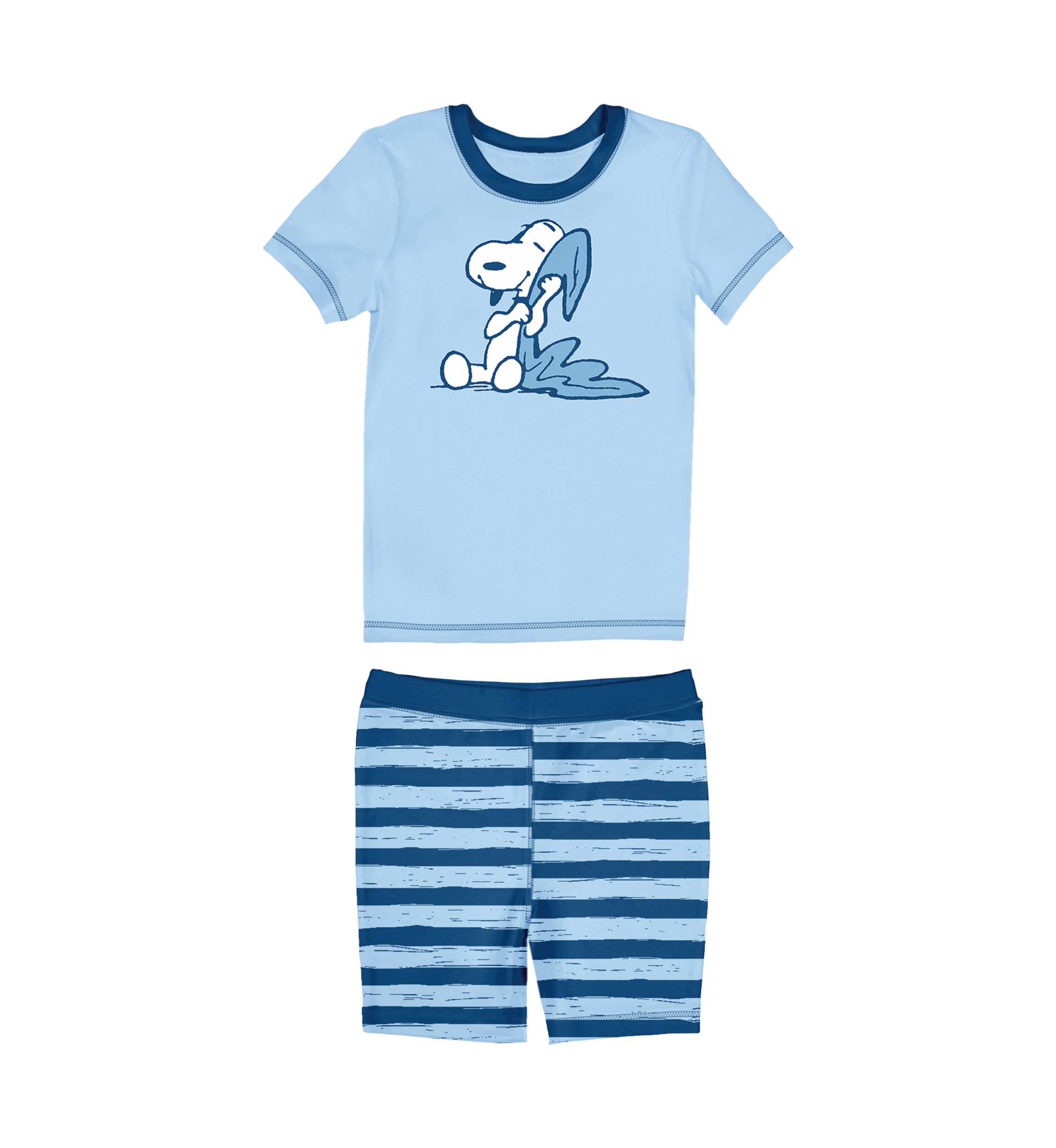 Boys 4-20 Vintage Snoopy Graphic Sleeping 2 Piece Set