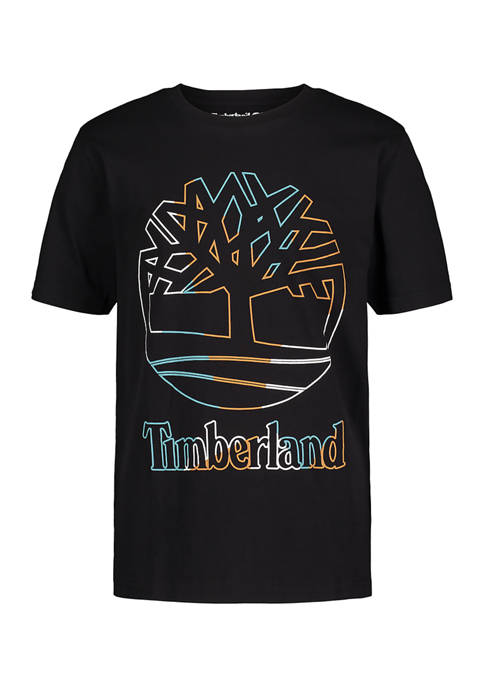 Timberland Boys 8-20 Short Sleeve Big Tree Graphic