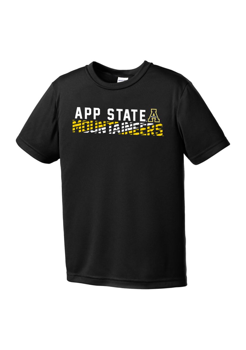 Youth NCAA Appalachian State Mountaineers Diagonal Graphic T-Shirt