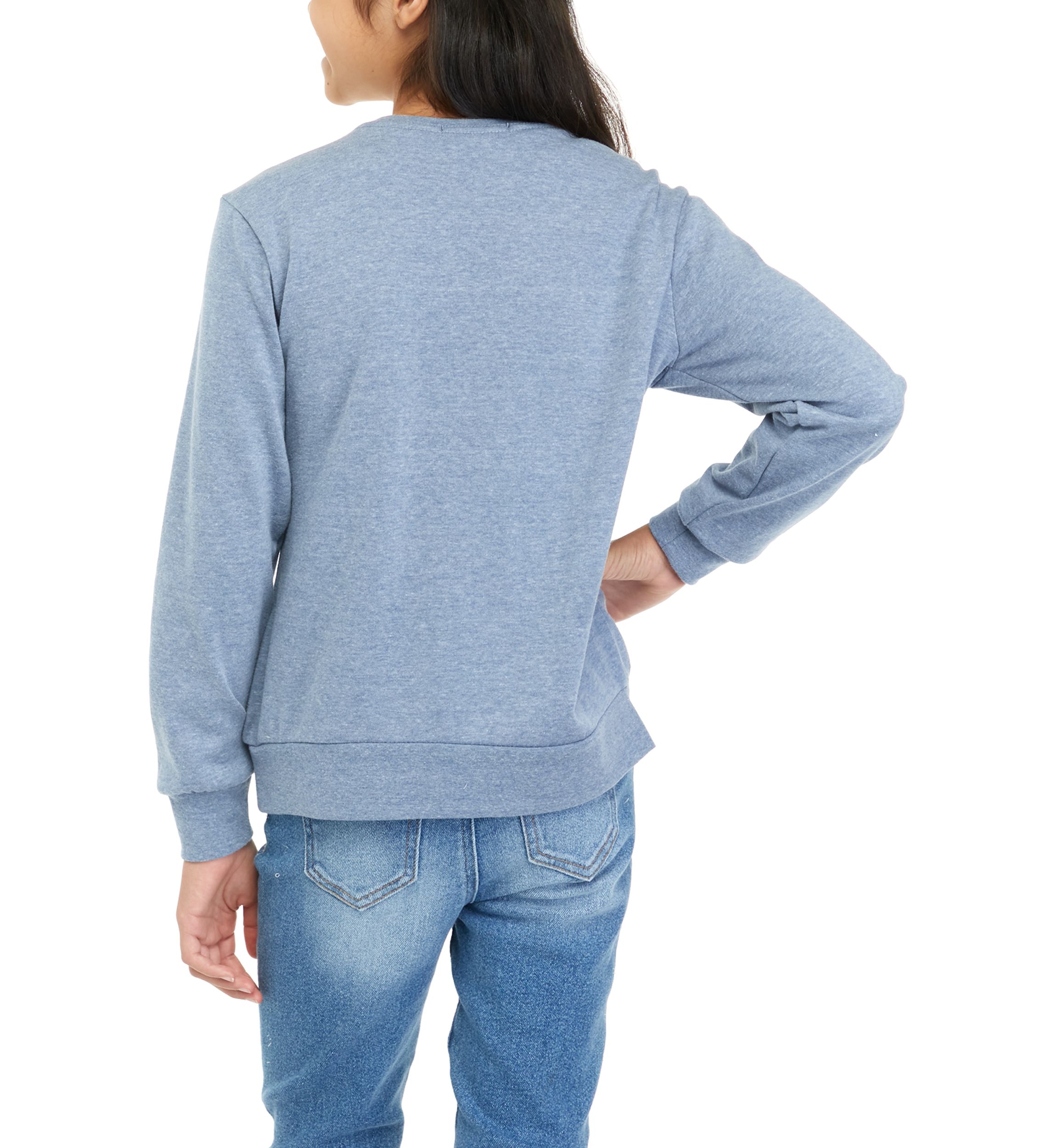 Girls 7-16 Crew Neck Revolution Graphic Pullover