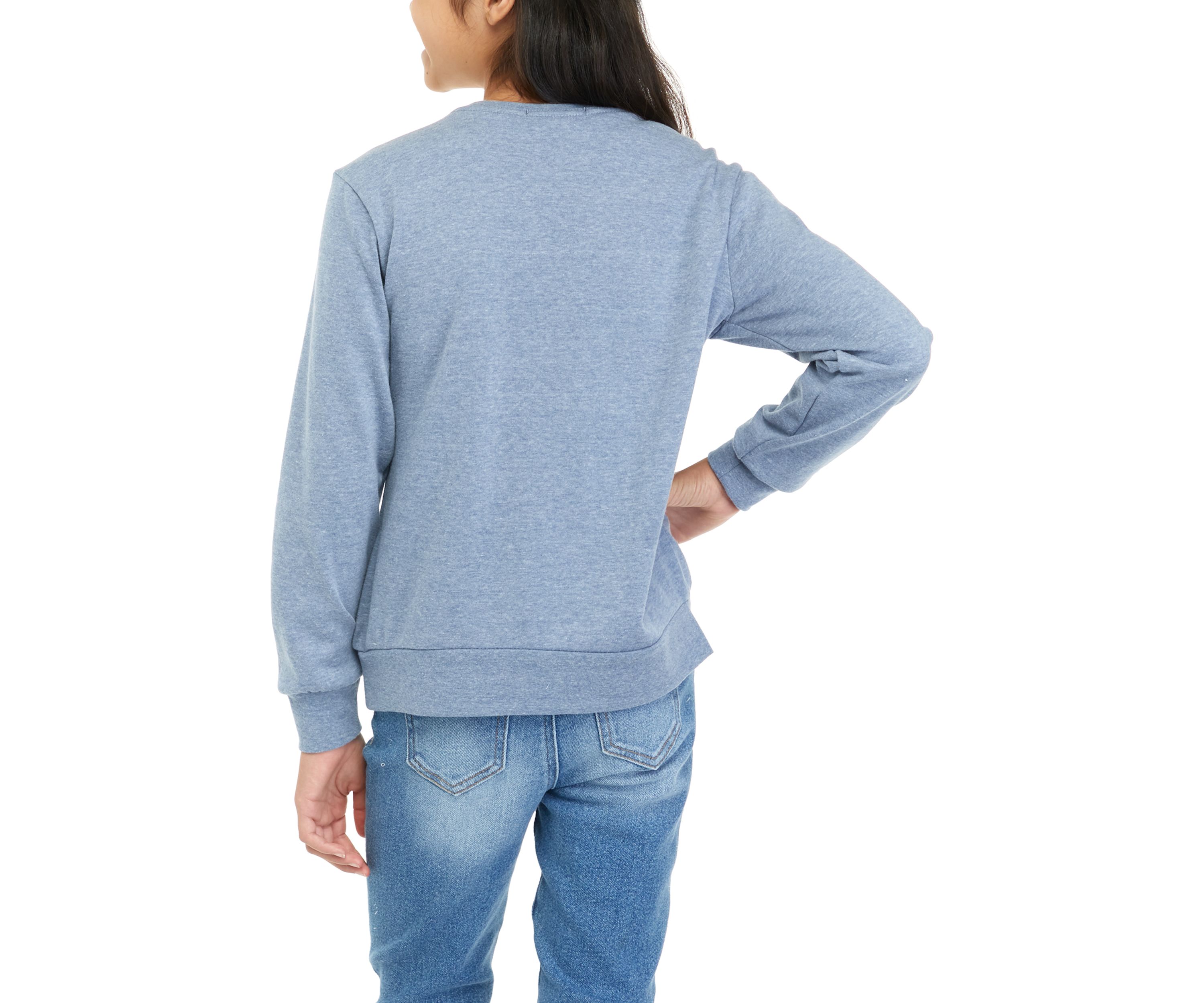 Girls 7-16 Crew Neck Revolution Graphic Pullover
