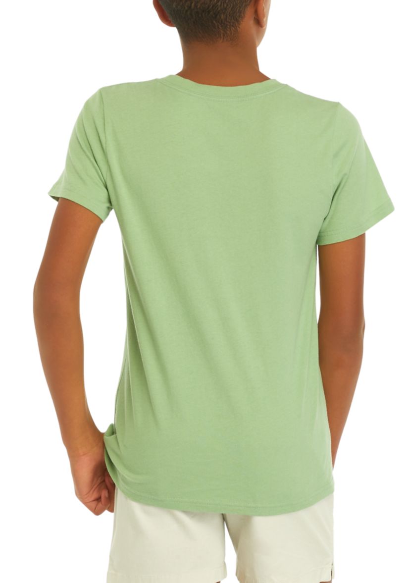 Boys 8-20 Washed Crew Neck T-Shirt