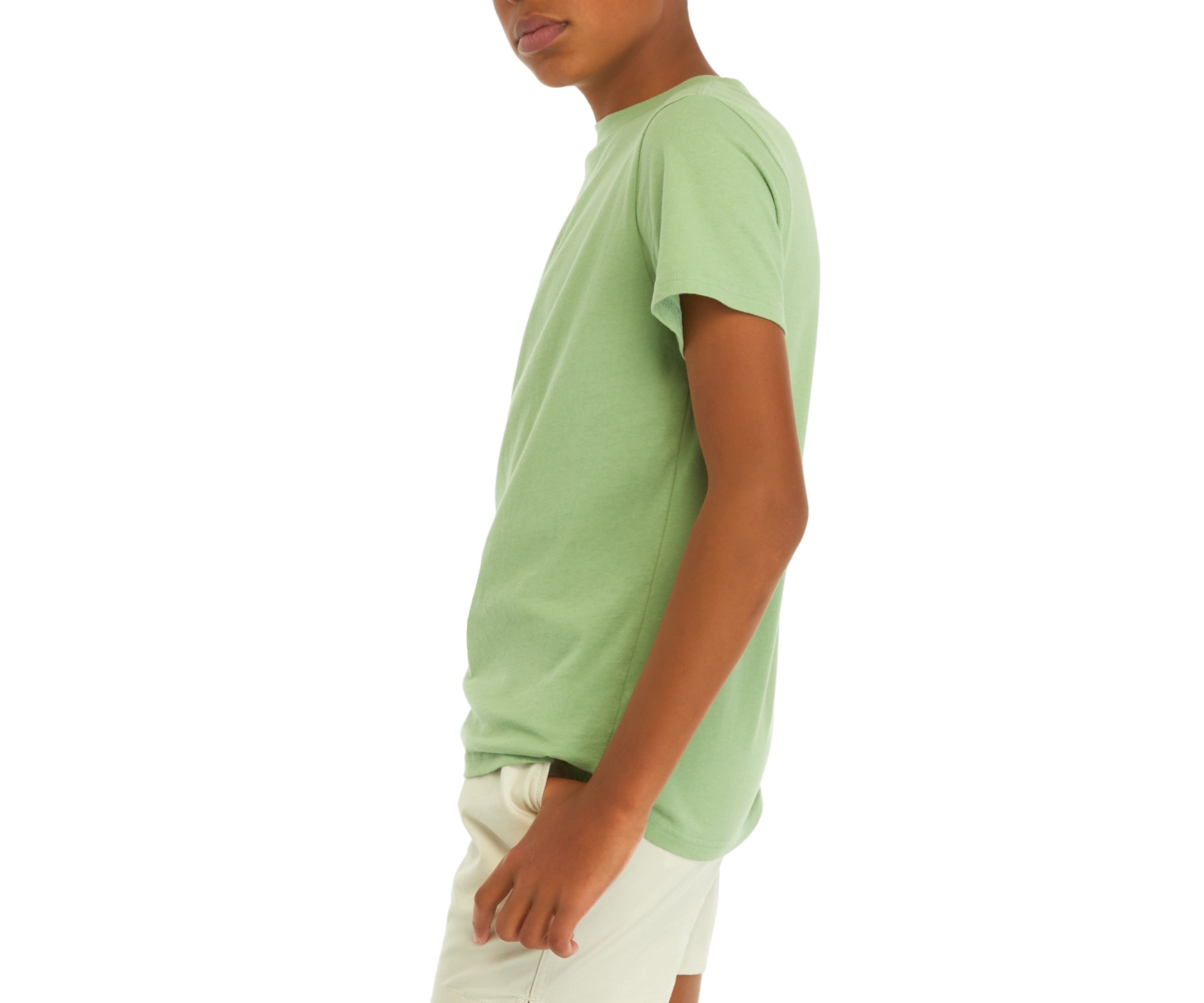Boys 8-20 Washed Crew Neck T-Shirt