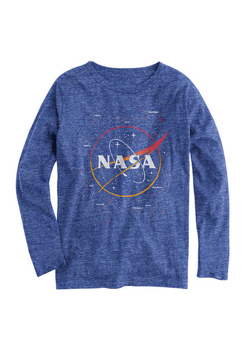 Boys 8-20 NASA Licensed Long Sleeve Graphic T-Shirt