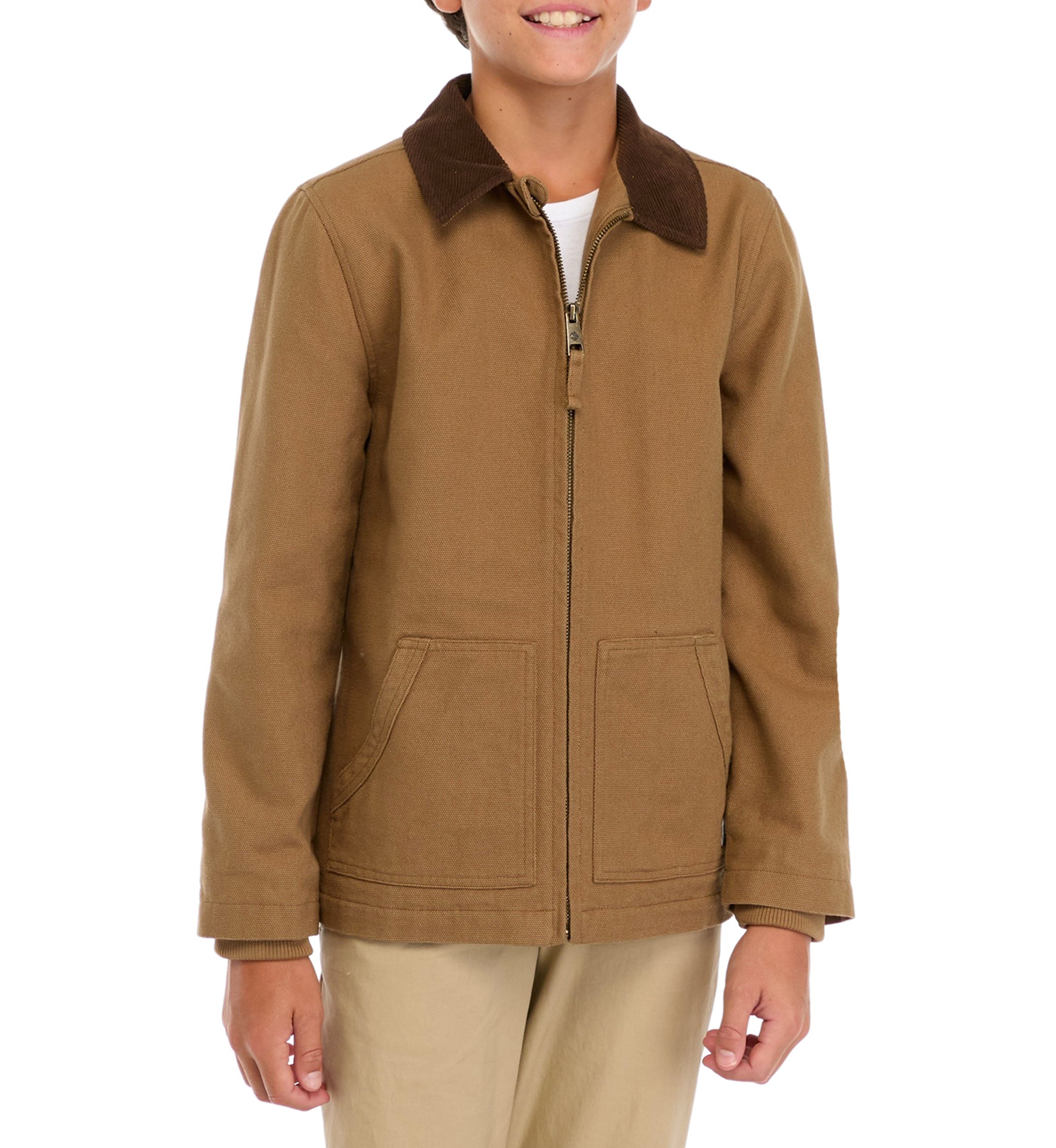 Boys 4-7 Collared Canvas Jacket 