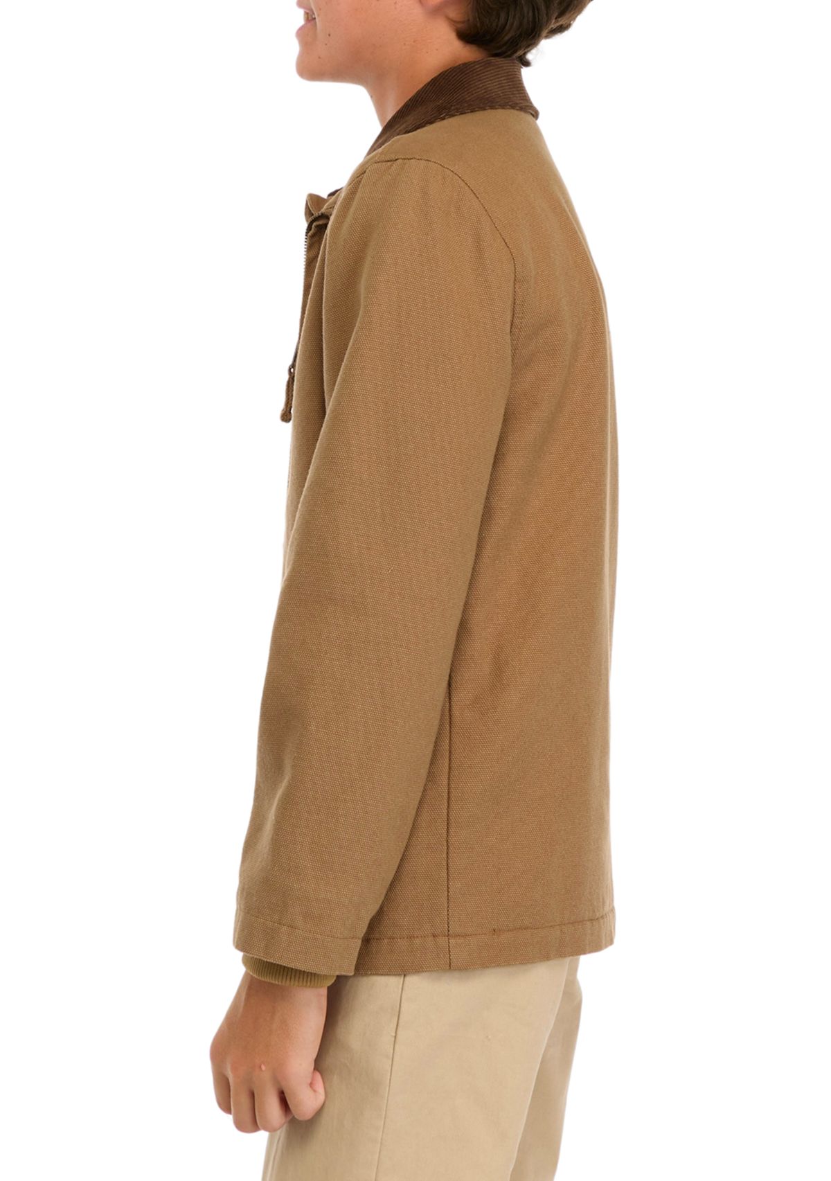 Boys 4-7 Collared Canvas Jacket 