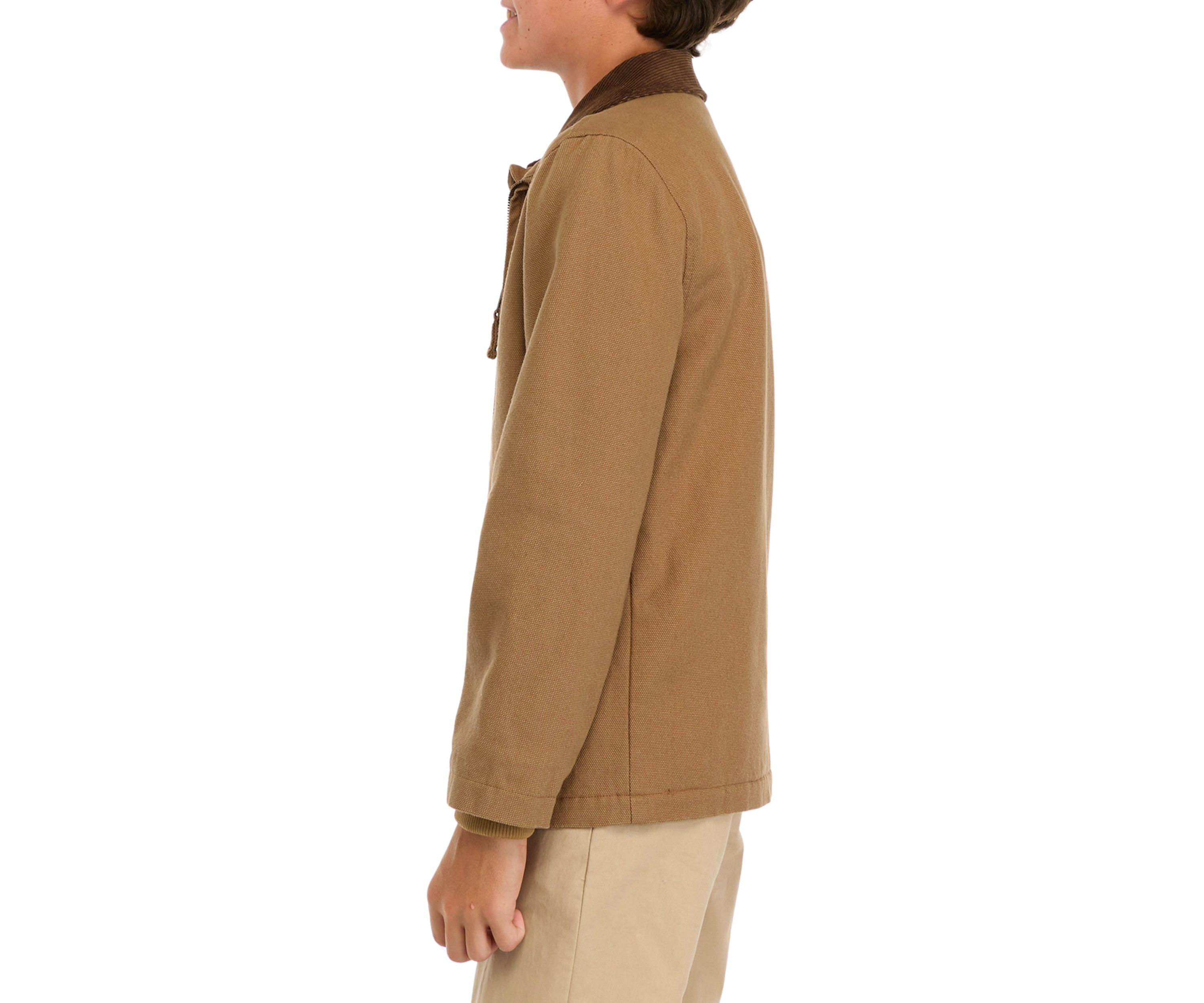 Boys 4-7 Collared Canvas Jacket 