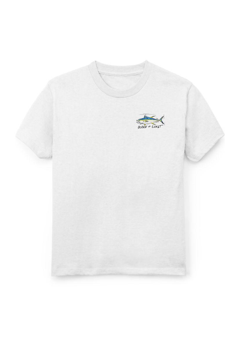 Boys 8-20 Short Sleeve Fish Graphic T-Shirt 