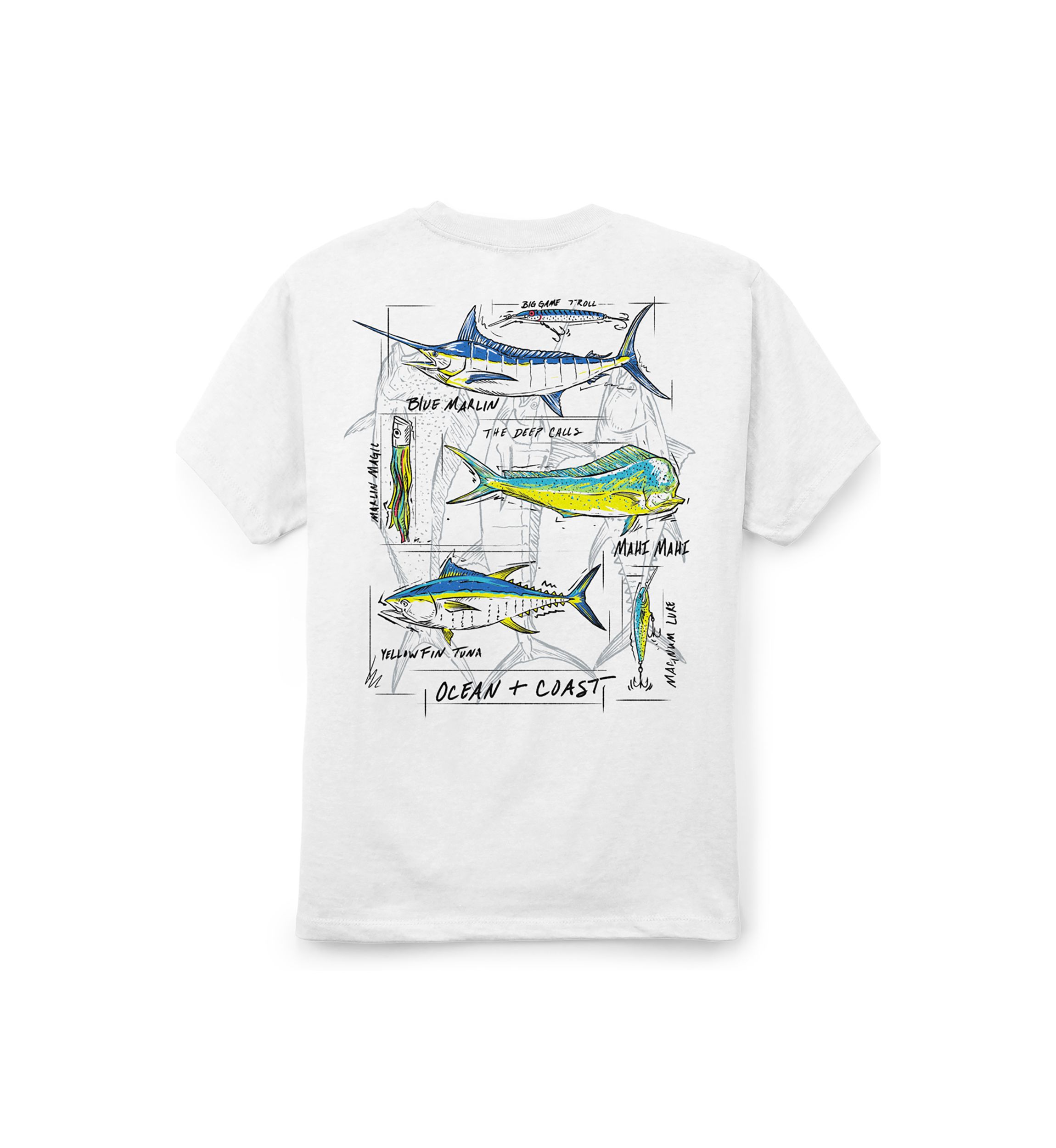 Boys 8-20 Short Sleeve Fish Graphic T-Shirt 