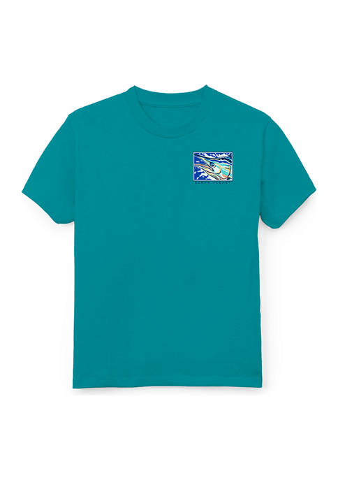 Ocean + Coast® Boys 8-20 Short Sleeve Marlin