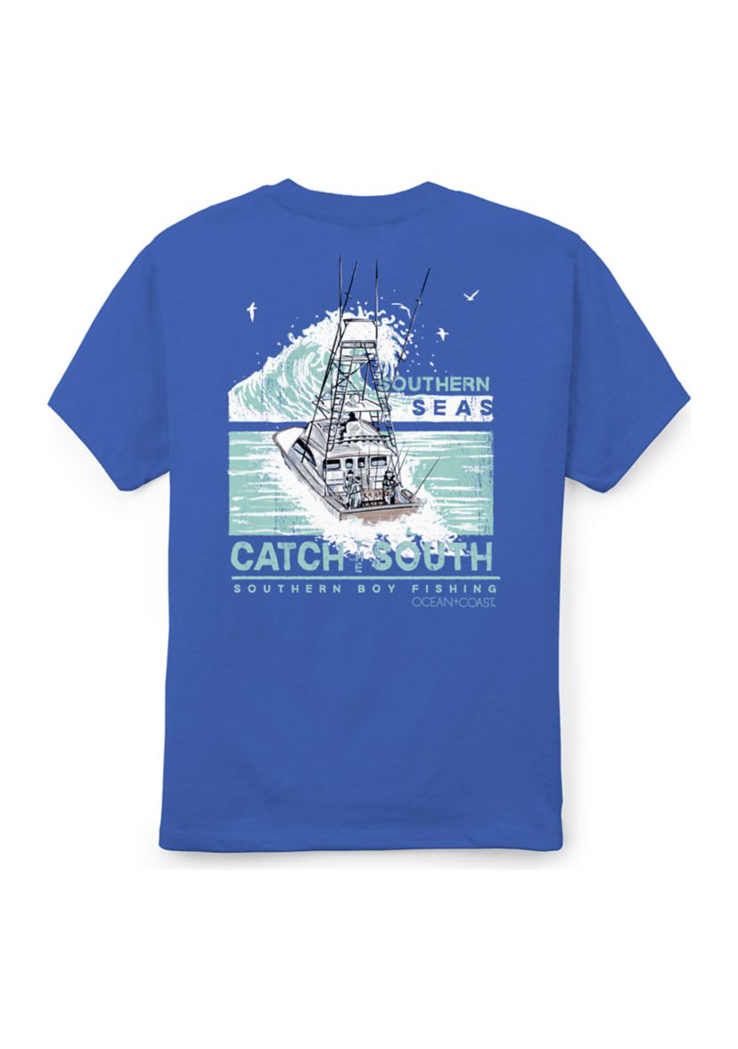 Boys 8-20 Boat Short Sleeve T-Shirt