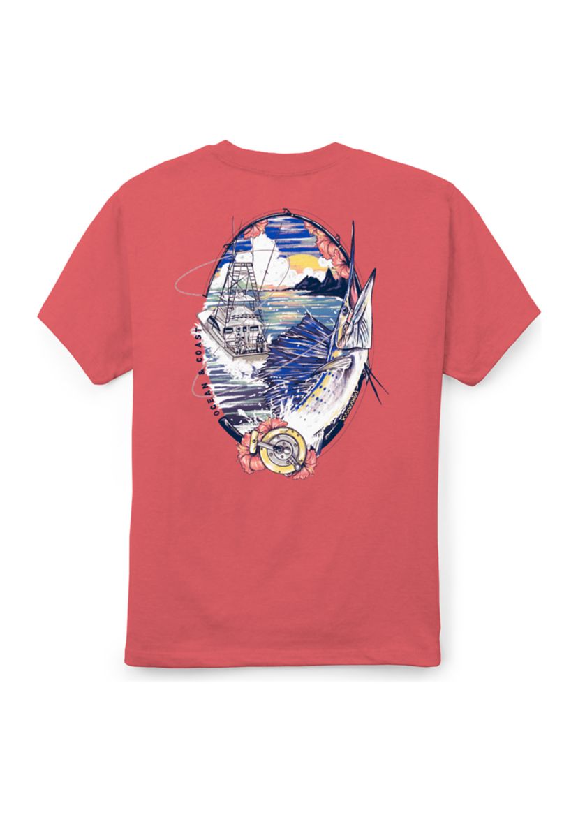 Boys 8-20 Fishing Short Sleeve T-Shirt