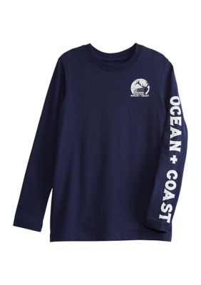 Ocean + Coast® Boys 4-7 Long Sleeve Graphic T-Shirt