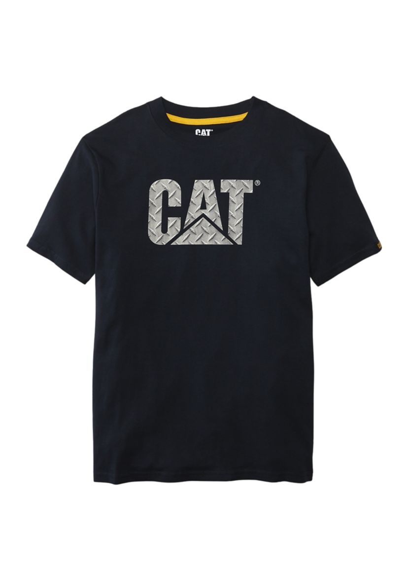 Boys 4-7 Custom Logo Diamond Plate Graphic T-Shirt