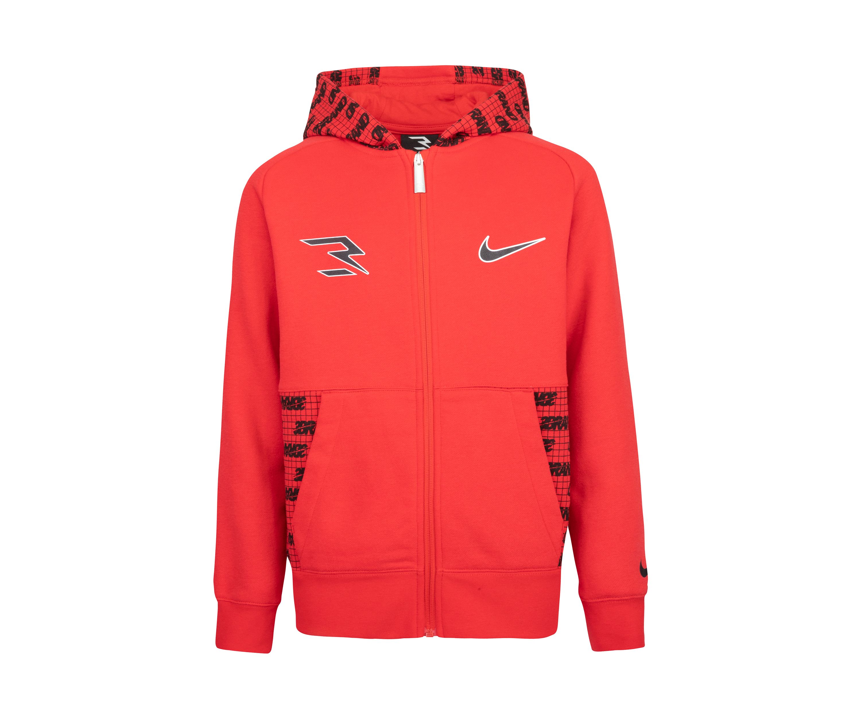 Boys 8-20 AOP Panel Zip Hoodie