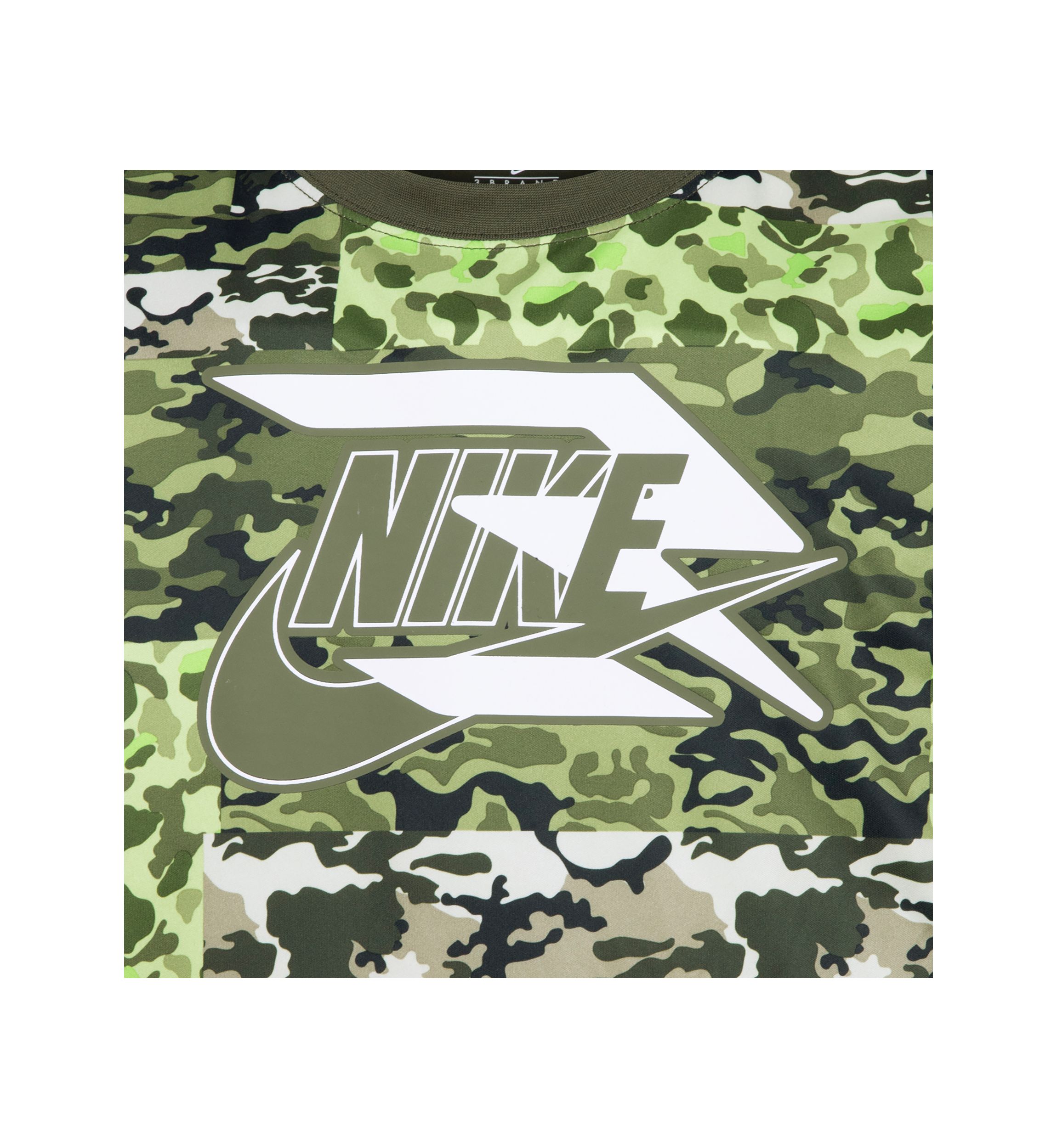 Boys 8-20 Camo Printed Patchwork Graphic T-Shirt