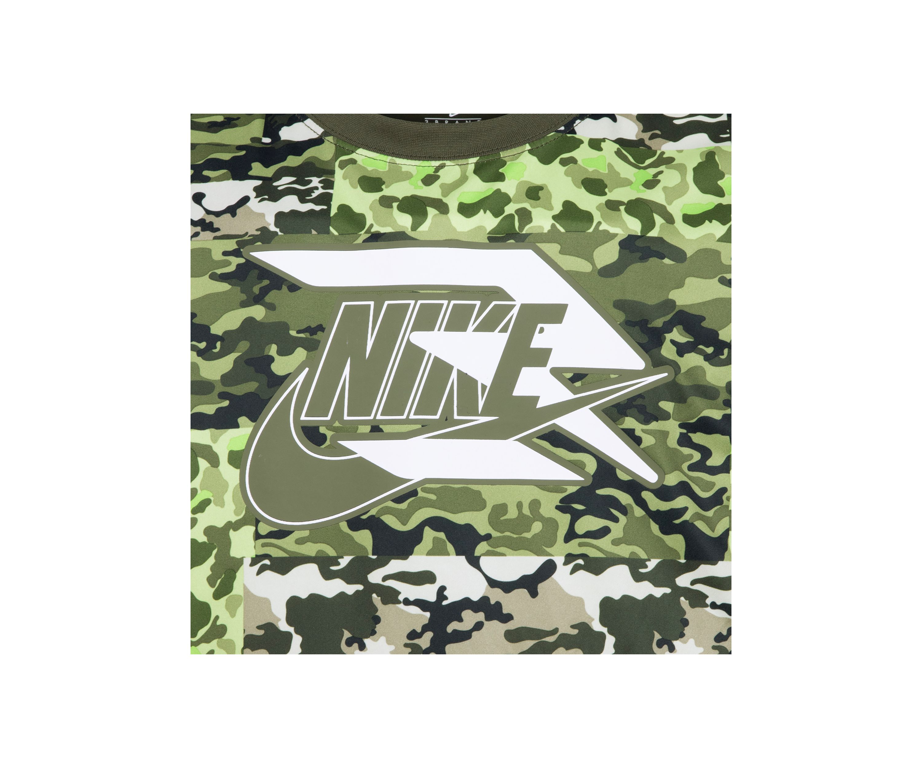 Boys 8-20 Camo Printed Patchwork Graphic T-Shirt