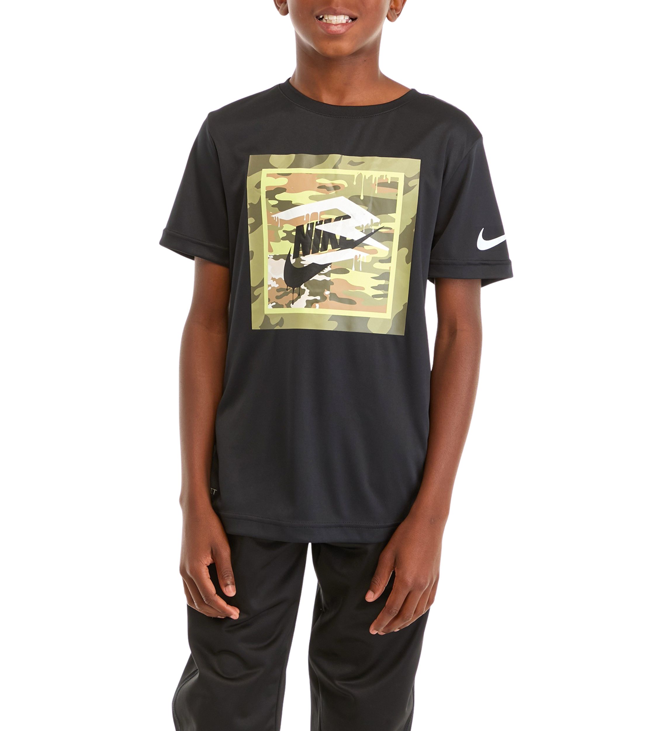 Boys 8-20 Camo Box Logo Graphic T-Shirt