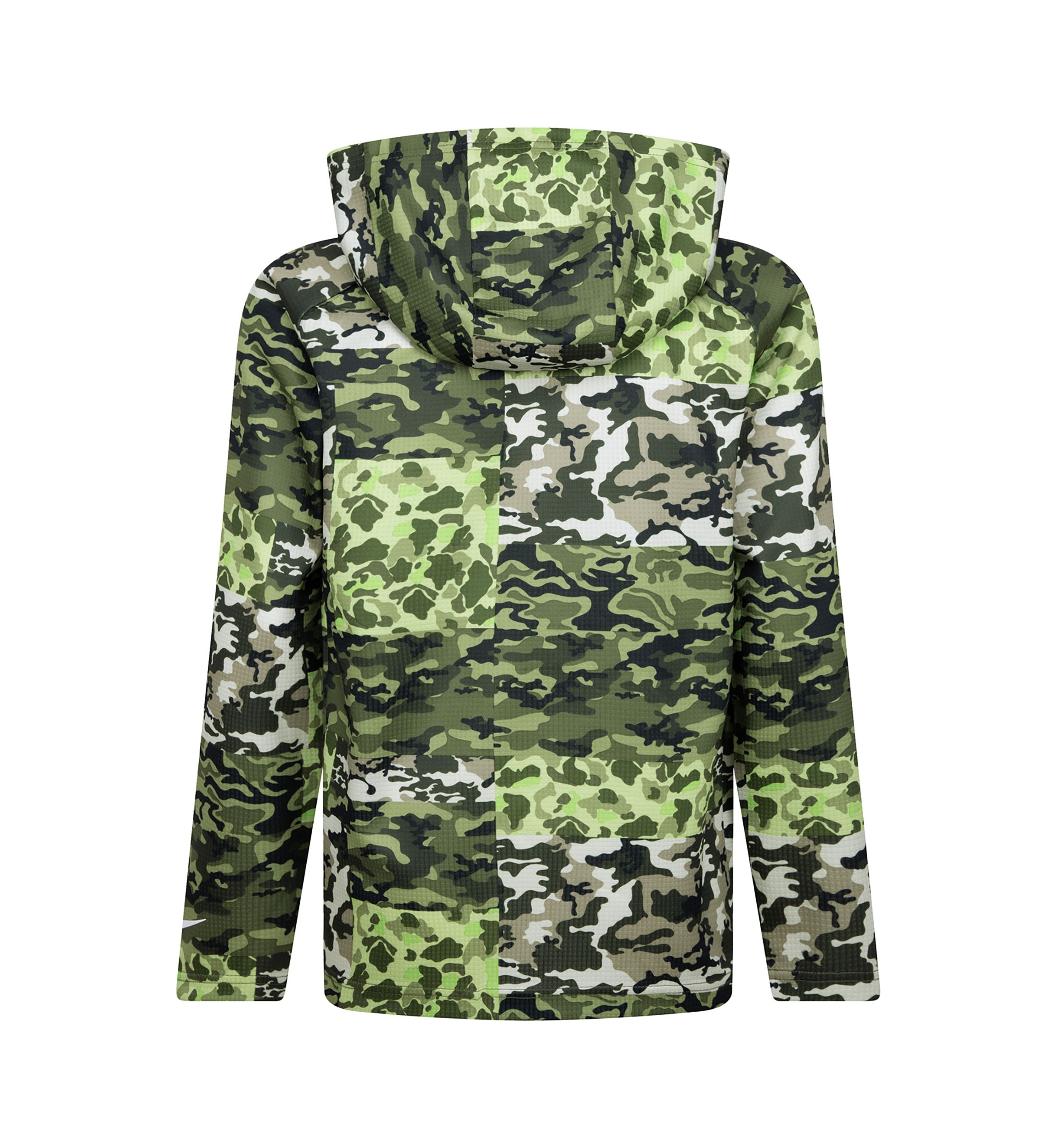 Boys 8-20 Camo Patchwork Printed Graphic Hoodie