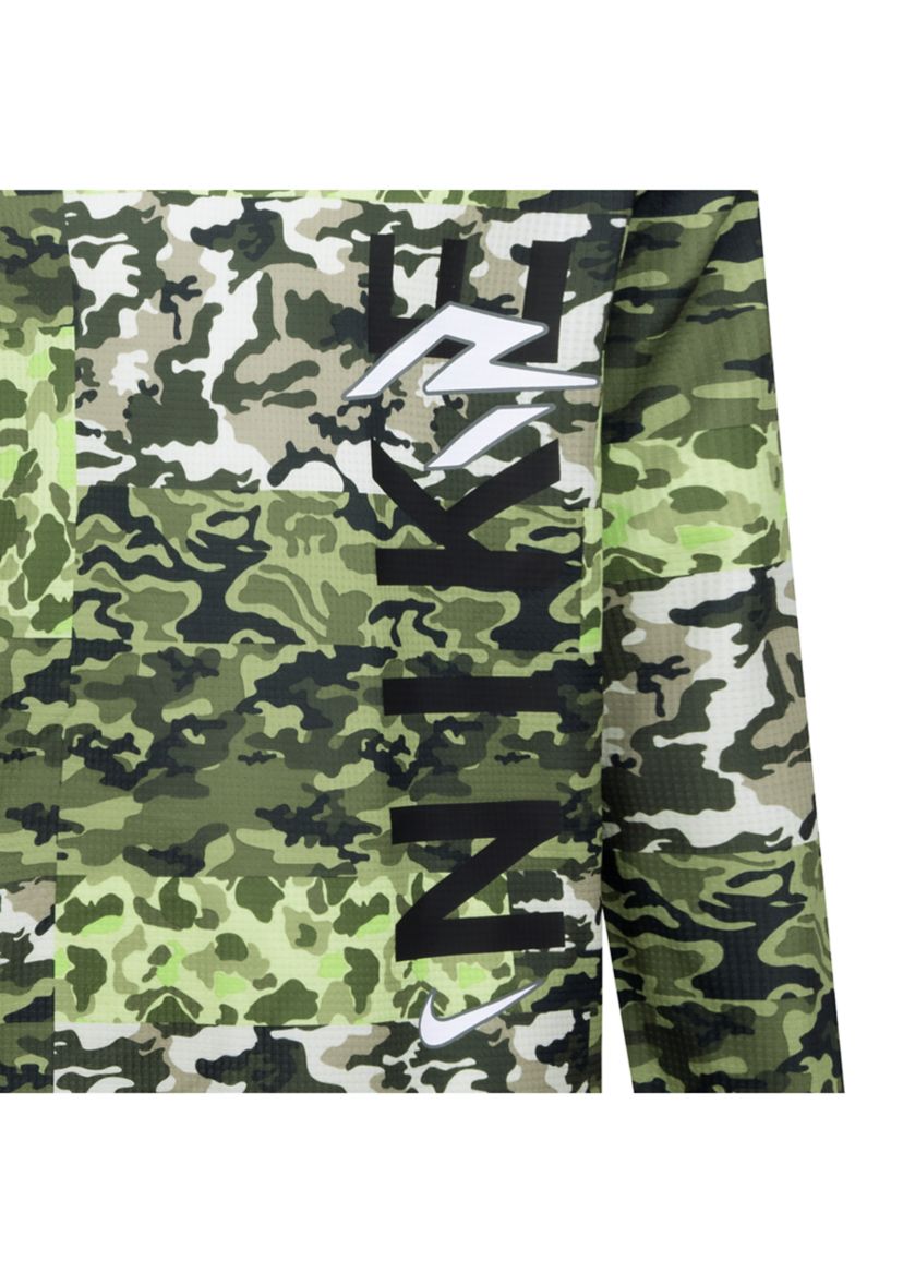 Boys 8-20 Camo Patchwork Printed Graphic Hoodie