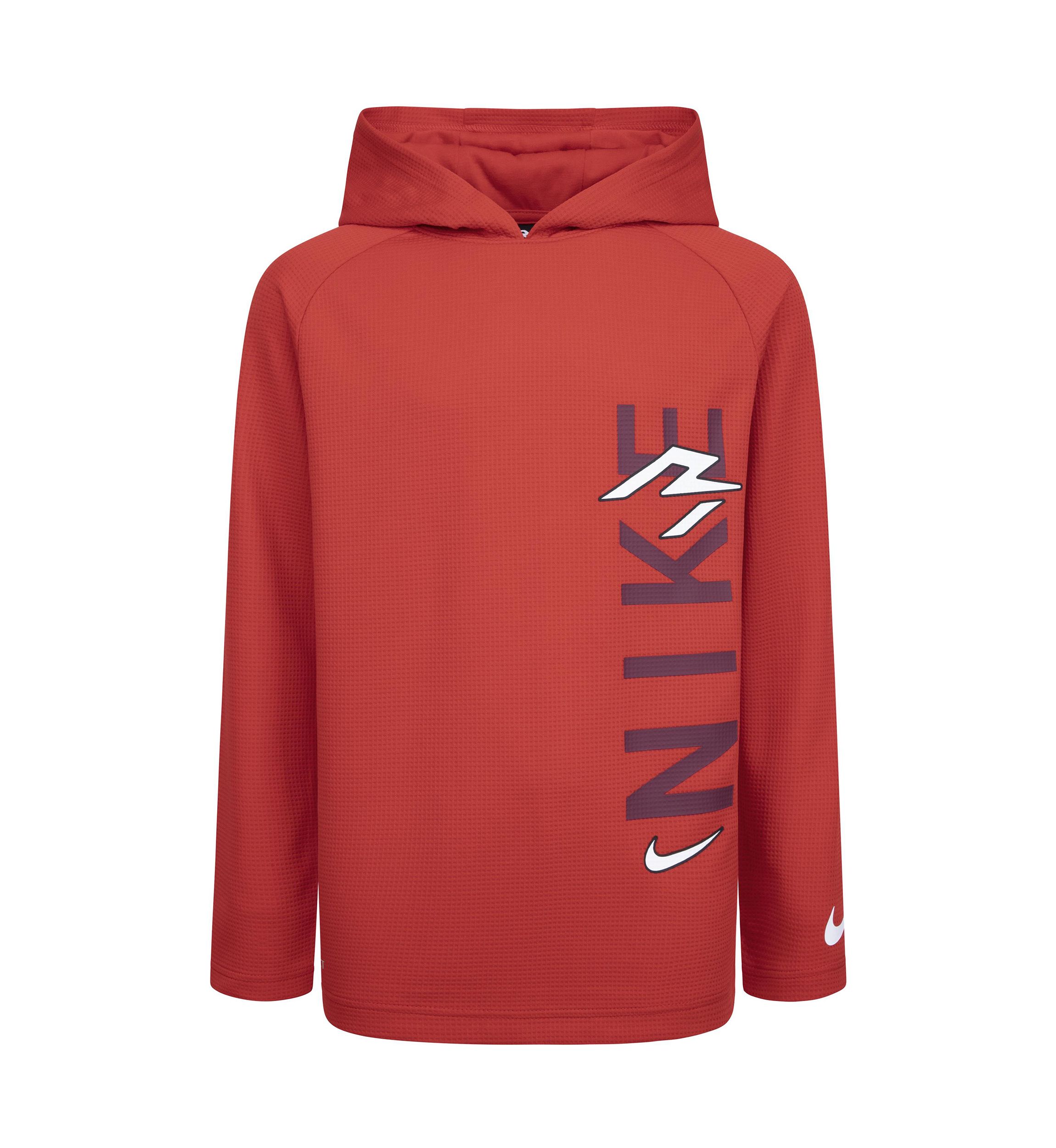 Boys 8-20 Vertical Logo Graphic Thermal Hoodie